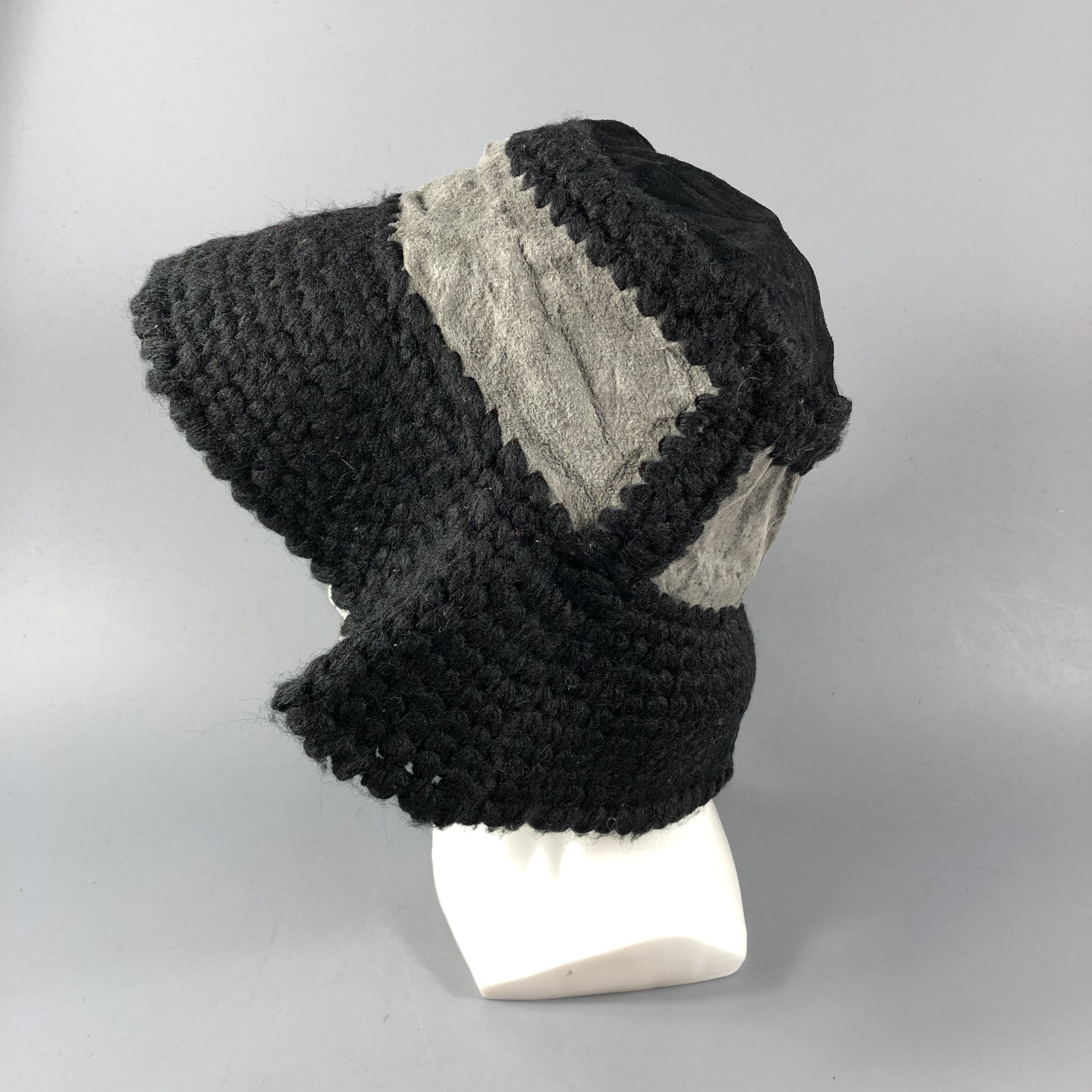 Japanese Brand Fifty Only Bucket Hat Crochet Beanie Snowcap Snow Hat B735 Size ONE SIZE - 2 Thumbnail