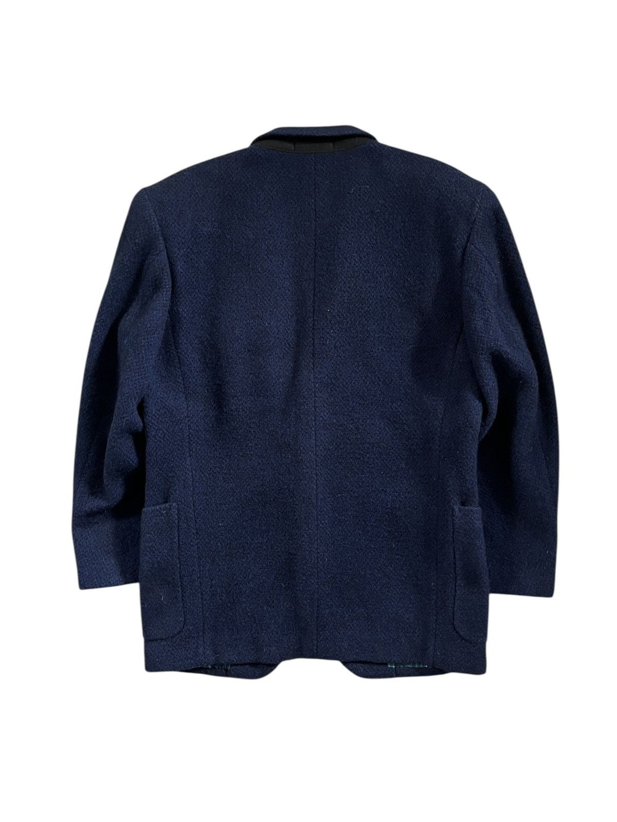 Japanese Brand Arrston Volaju Tweed Knitted Wool Coat Size US L / EU 52-54 / 3 - 2 Thumbnail