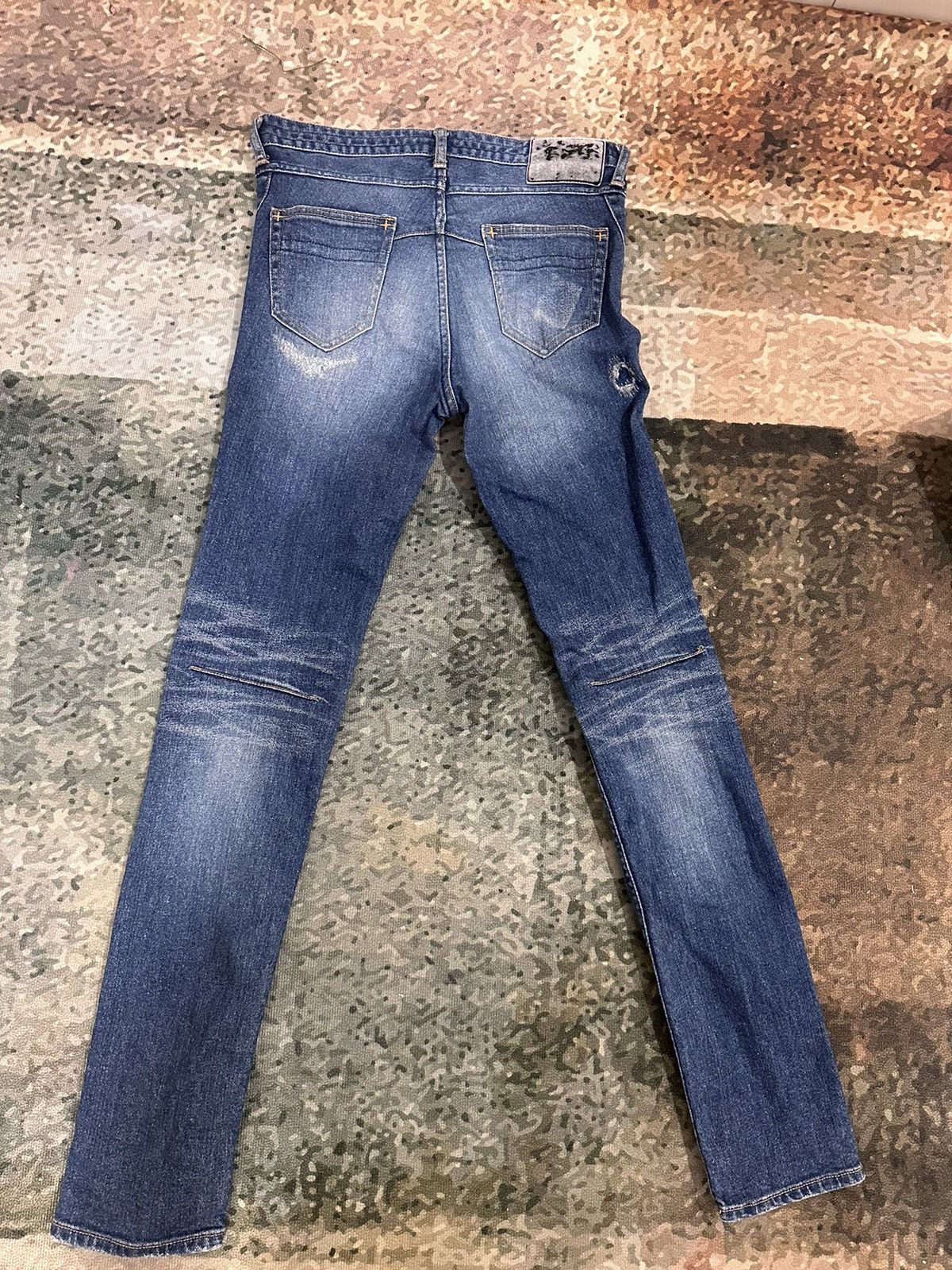 Japanese Brand Number (N)ine patchwork jeans Size US 30 / EU 46 - 2 Thumbnail