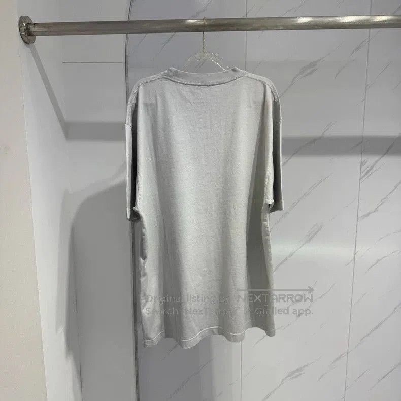 Balenciaga Balenciaga Washed Logo Print Short Sleeve T. Size US XS / EU 42 / 0 - 2 Thumbnail