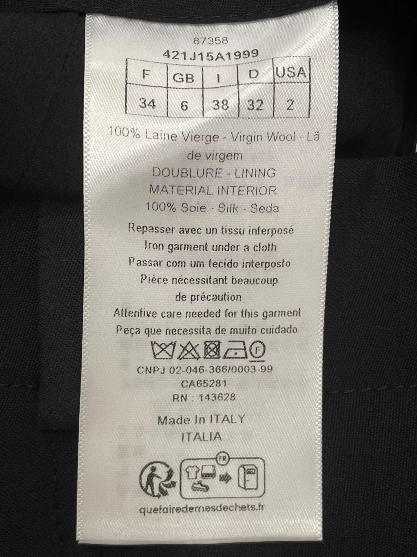 Dior Dior Black Gray Eiffel Tower Print Skirt 34 Size 25" / US 0 / IT 36 - 4 Thumbnail