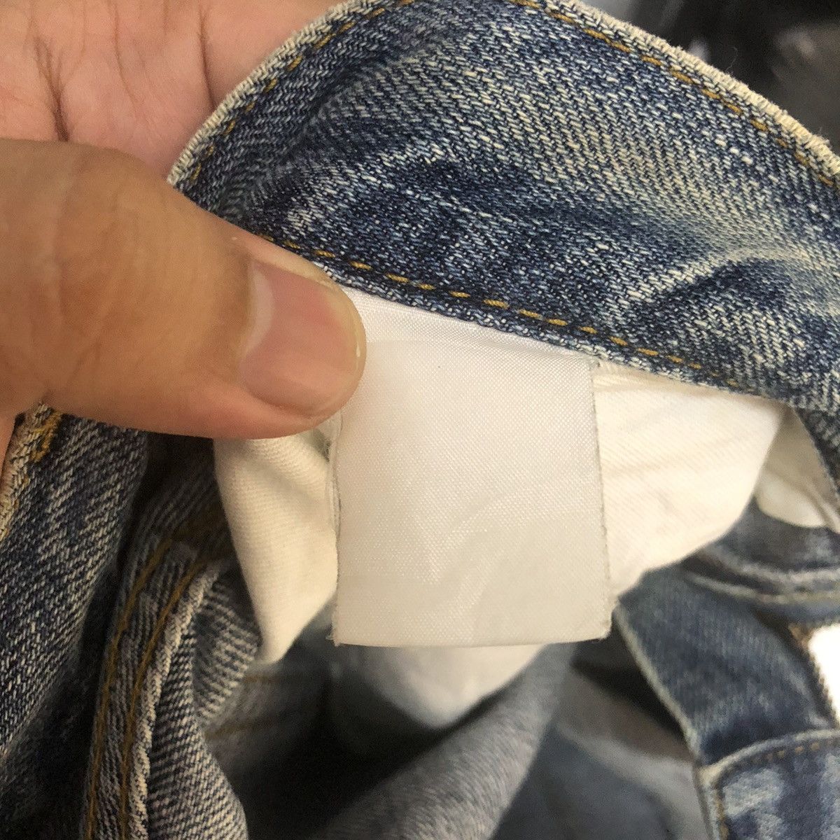Japanese Brand DL Uniqlo Blue Distressed Denim Pants #C292 Size US 32 / EU 48 - 18 Thumbnail