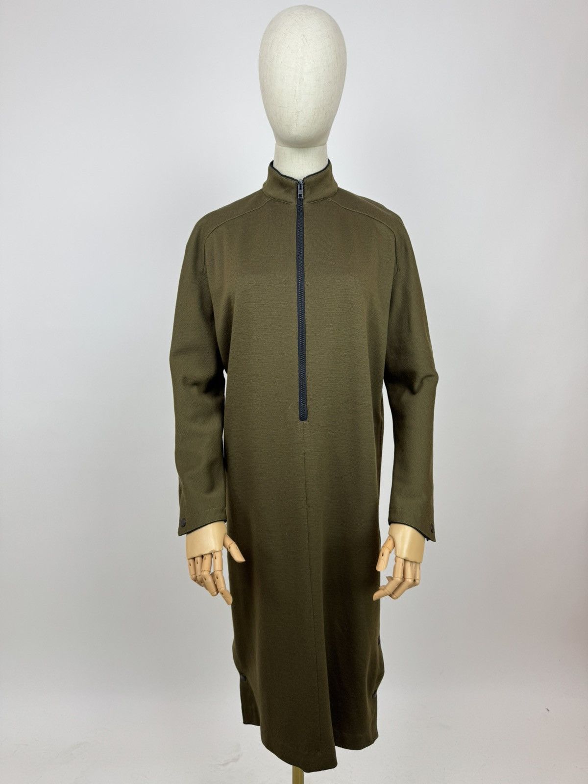 Guy Laroche × Vintage GUY LAROCHE diffusion Paris Vintage Wool Kaftan Dress Size XS / US 0-2 / IT 36-38 - 1 Thumbnail