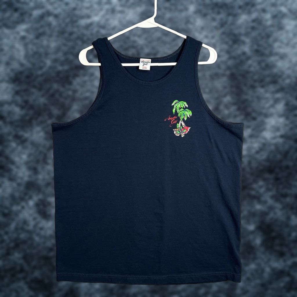 Vintage VINTAGE Acapulco Gold Palm Tree Tank Top T Shirt Adult XL Black Mens Size US XL / EU 56 / 4 - 1 Thumbnail