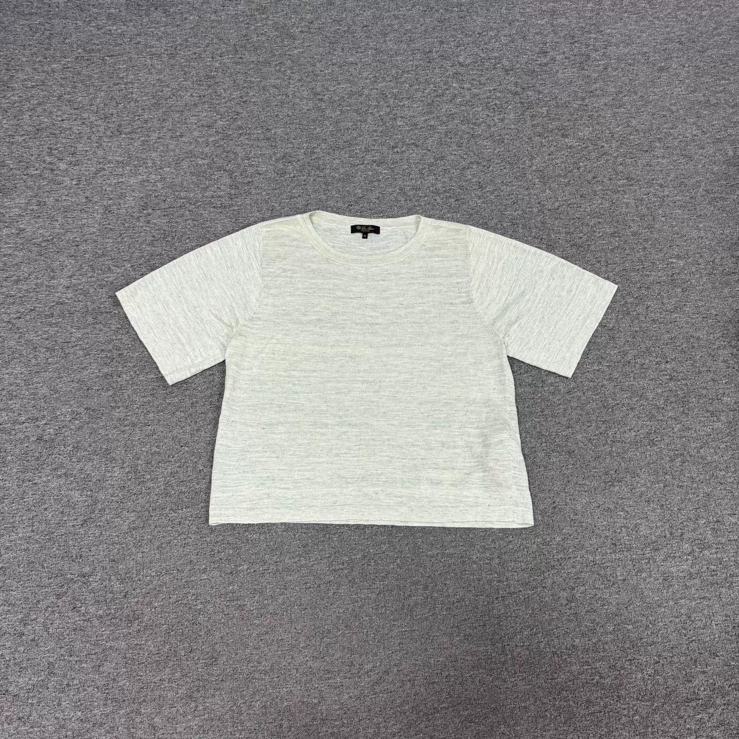 Loro Piana Loro Piana LP Linen Silk Minimalist Short Tee M 99New Size M / US 6-8 / IT 42-44 - 1 Thumbnail