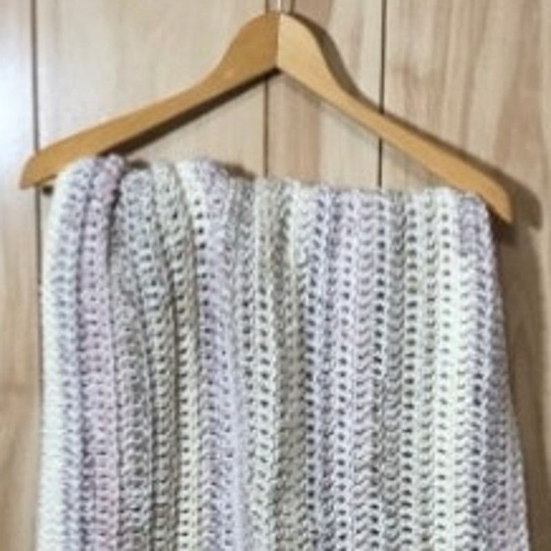 Handmade NWT Thick Handmade Crocheted Baby Blanket by Dawny Size ONE SIZE - 2 Thumbnail