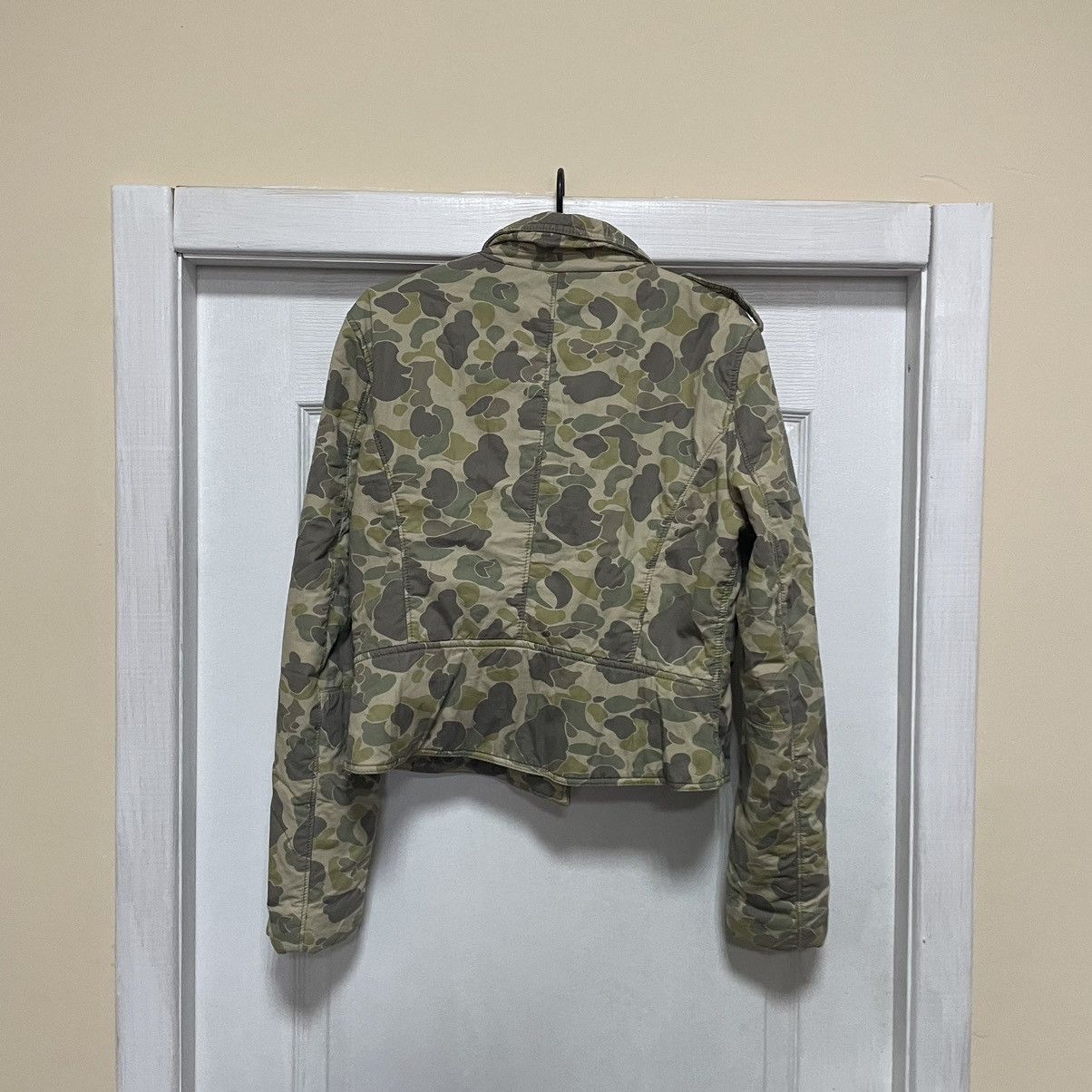 Denim & Supply Ralph Lauren × Polo Ralph Lauren Rare 90s Polo Ralph Lauren camo bomber jacket avia ma1 fly Size L / US 10 / IT 46 - 10 Thumbnail