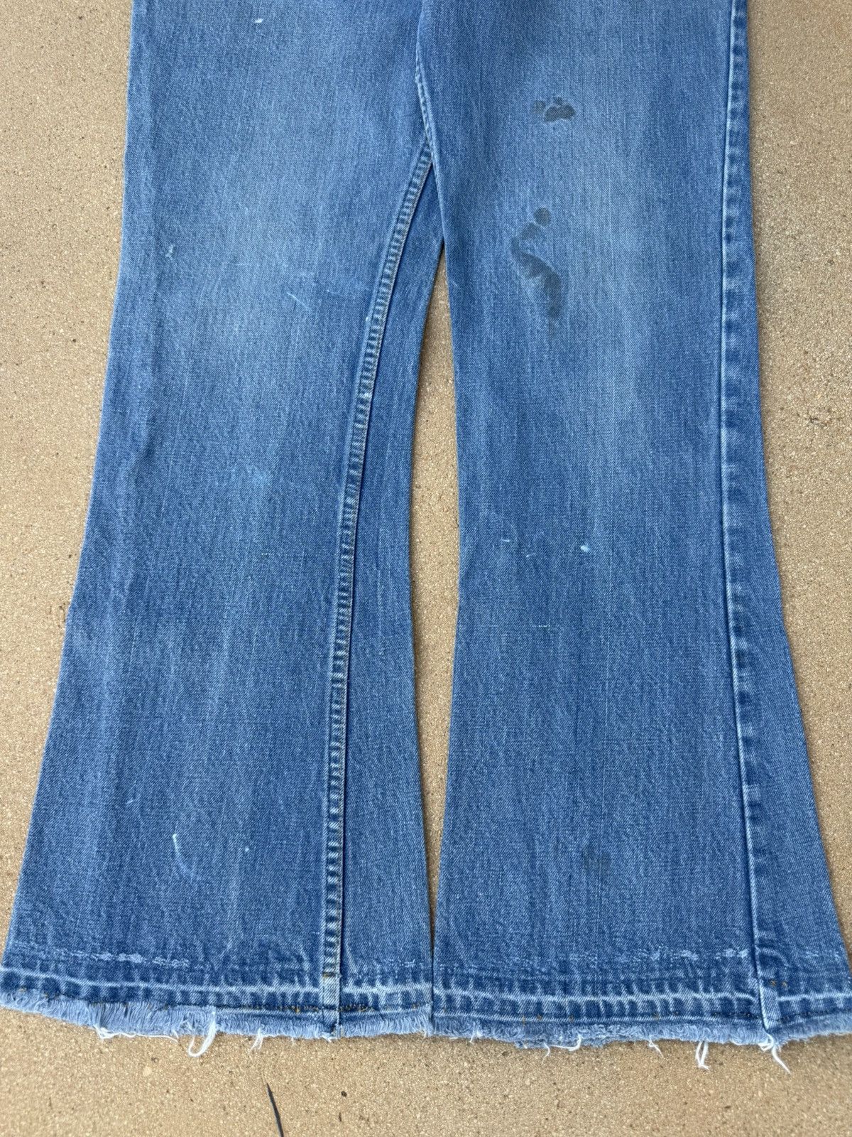 Levi's Vtg 70’s Levi’s 646 Orange Tab Bellbottom Flare Jeans 34x30 Size US 34 / EU 50 - 3 Thumbnail