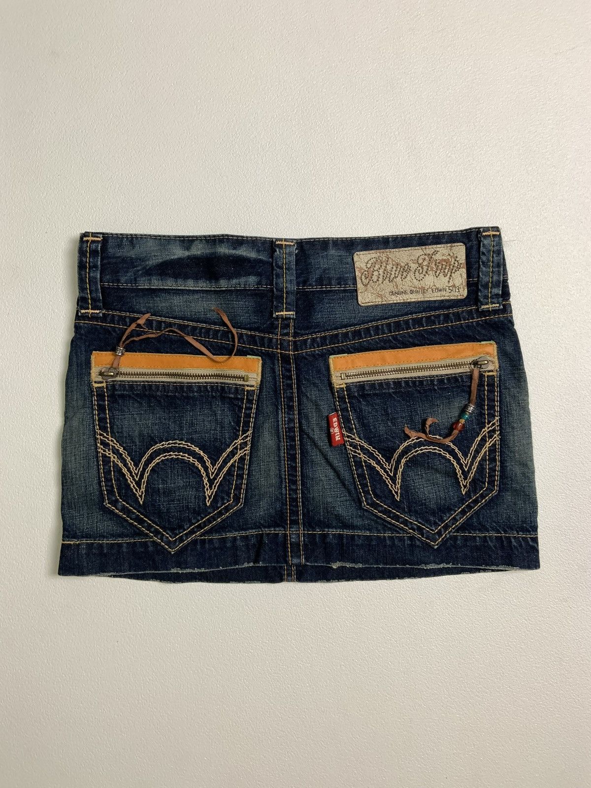 Edwin 2000s Edwin Mini Skirt Denim Size 29" - 1 Thumbnail