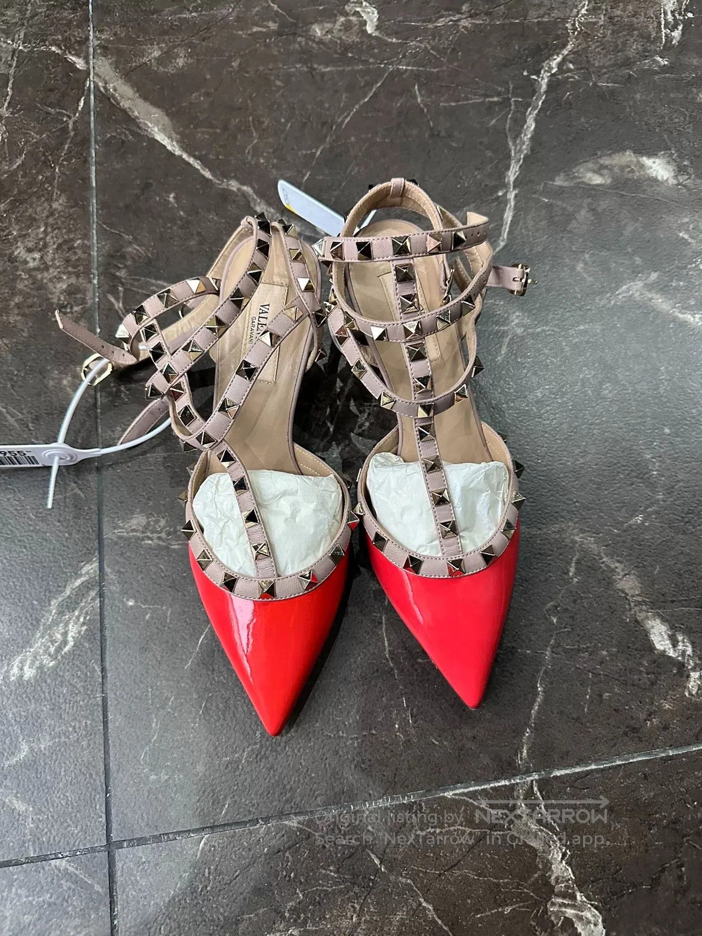 Valentino Valentino Women's Red High Heels. Size US 6.5 / IT 36.5 - 2 Thumbnail