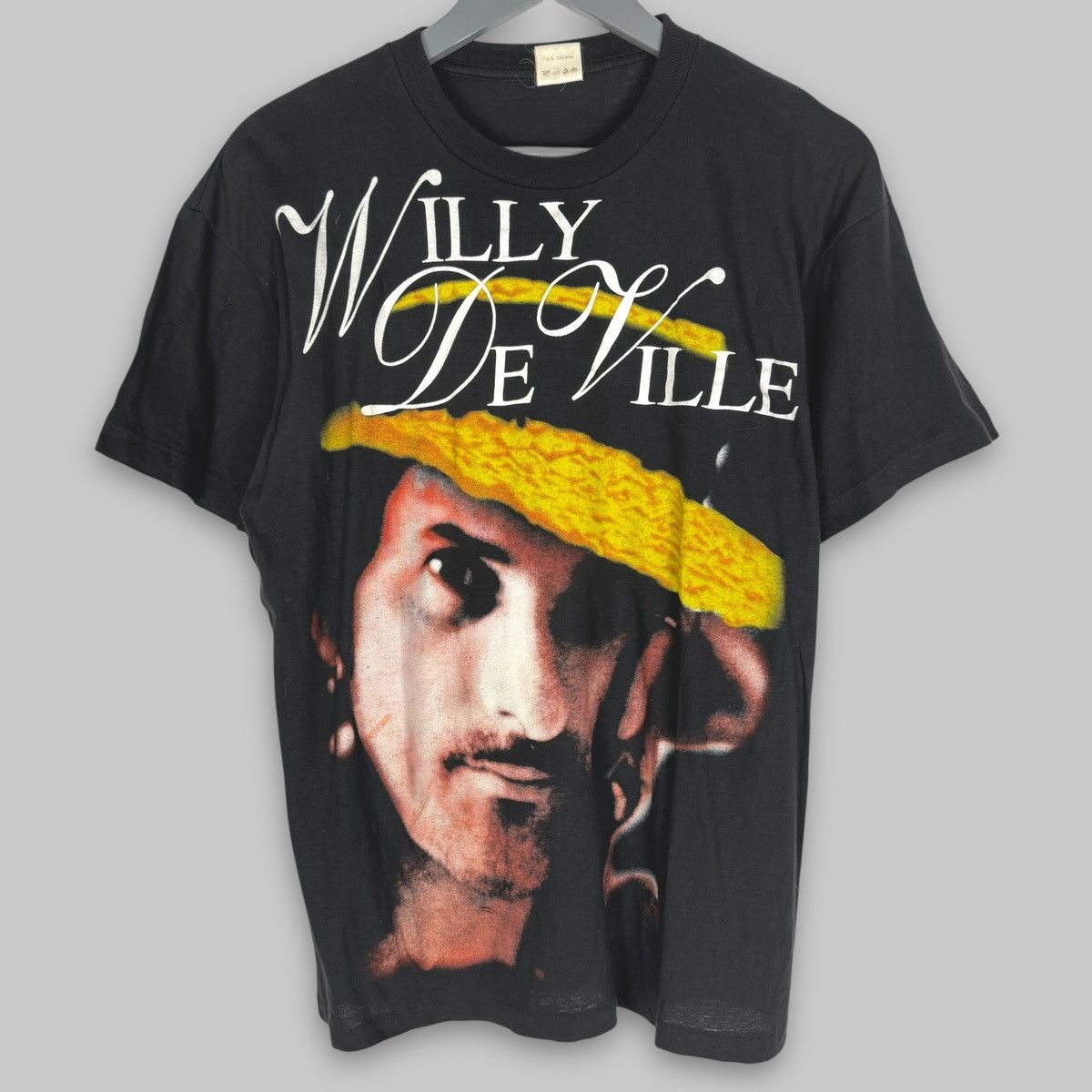 Vintage Vintage 90s Willy DeVille Top Ten Music Distributors T Shirt Size US L / EU 52-54 / 3 - 1 Thumbnail
