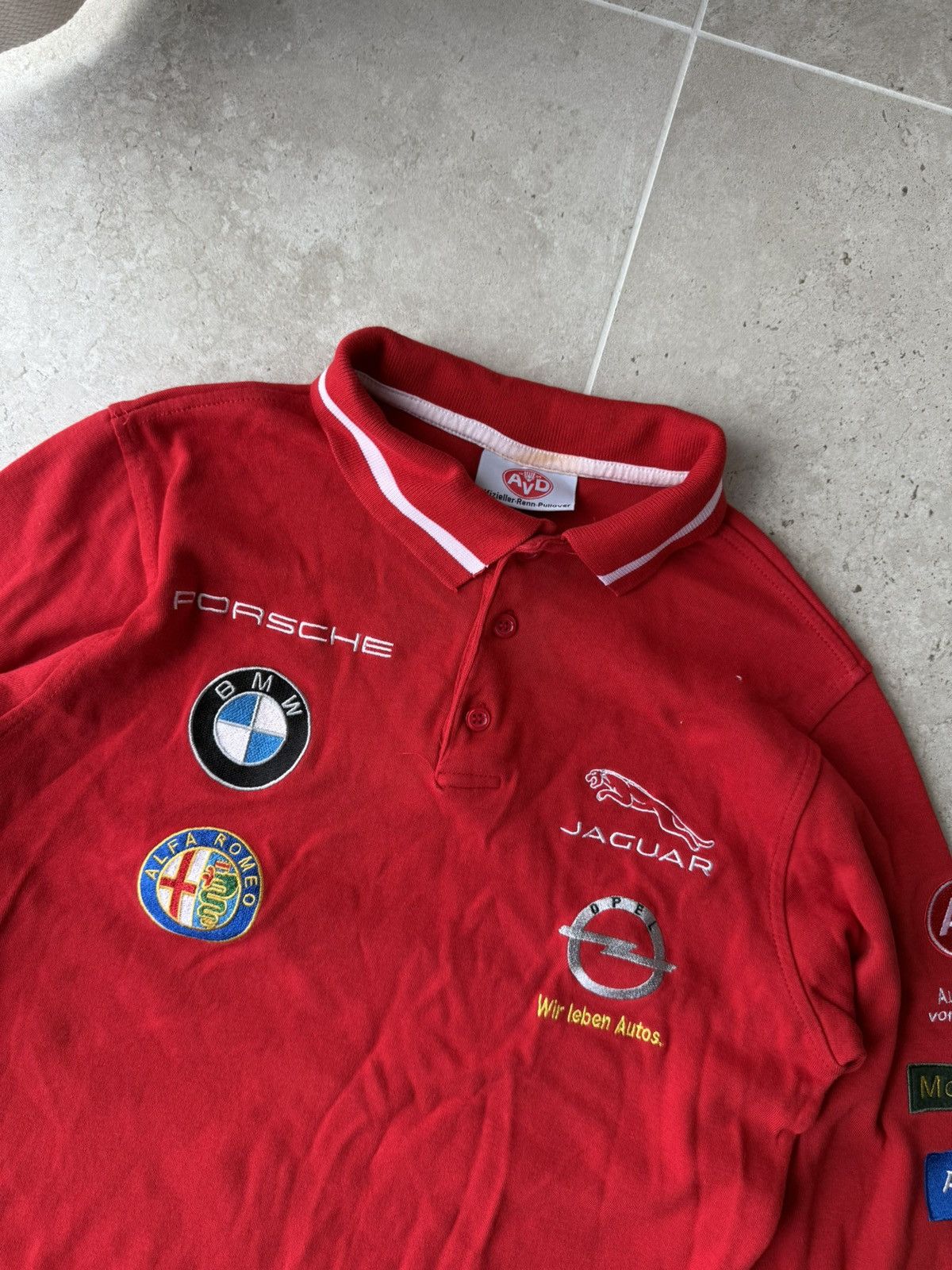Vintage Vintage Porsche Racing Crewneck Sweater Size US L / EU 52-54 / 3 - 3 Thumbnail