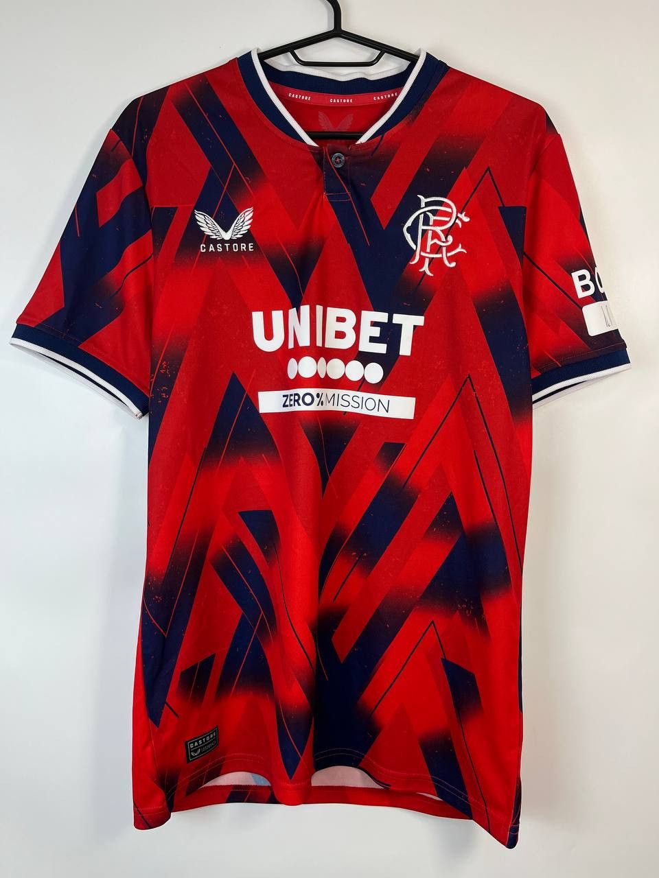 Castore RANGERS FC 2022/23 Third Shirt Castore Red Football Size M Size US M / EU 48-50 / 2 - 1 Thumbnail