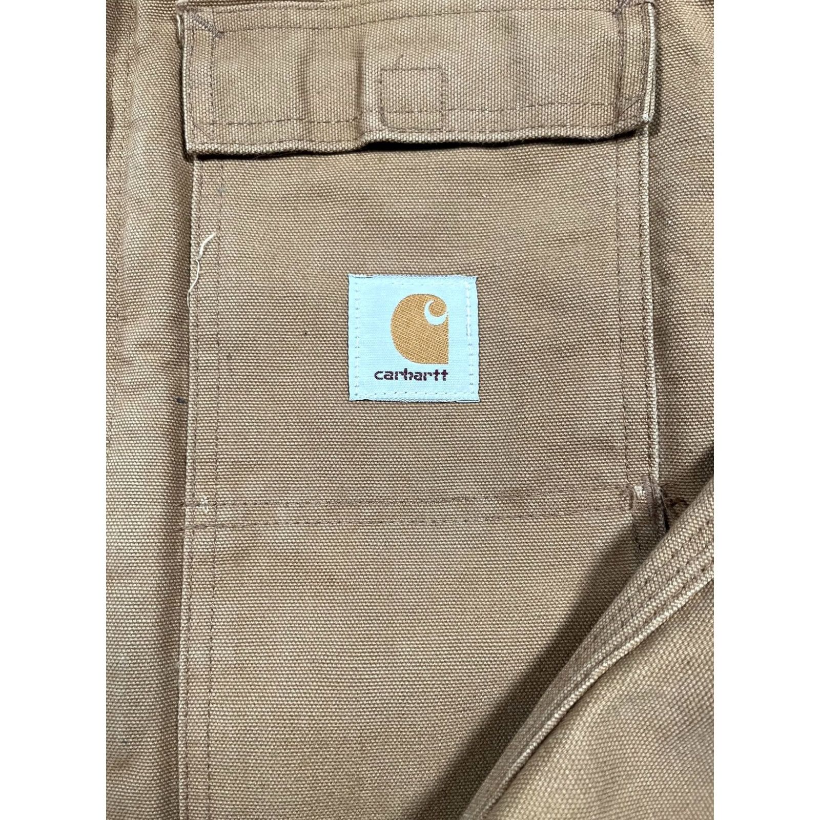 Carhartt VINTAGE Carhartt Coat Mens 46 Brown Canvas Hooded Insulated Fur Trim Parka USA Size US S / EU 44-46 / 1 - 5 Thumbnail