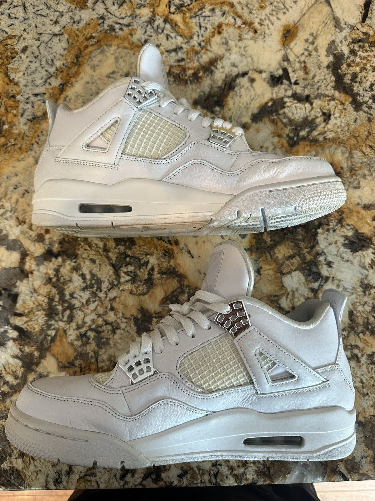 Jordan Brand × Nike Air Jordan 4 Retro Pure Money Size US 10.5 / EU 43-44 - 2 Thumbnail