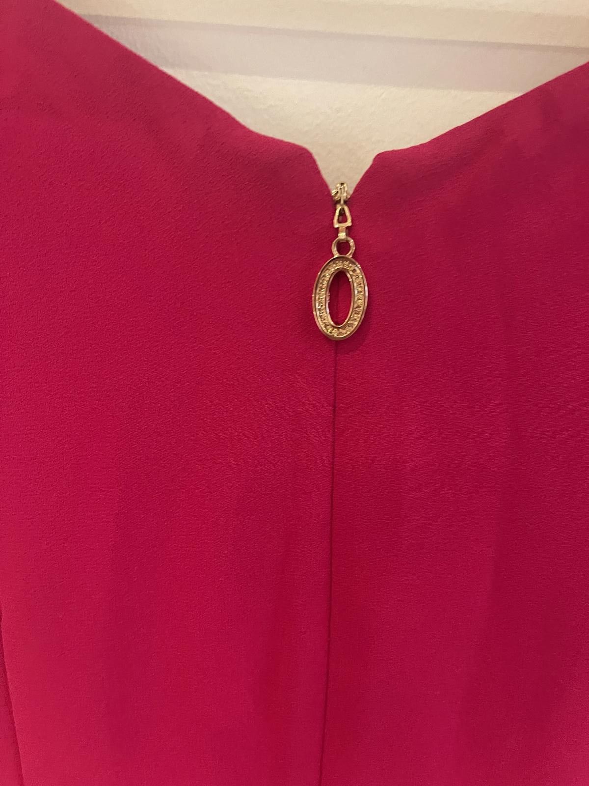 Designer Ivanka Trump hot pink dress Size XL / US 12-14 / IT 48-50 - 4 Thumbnail