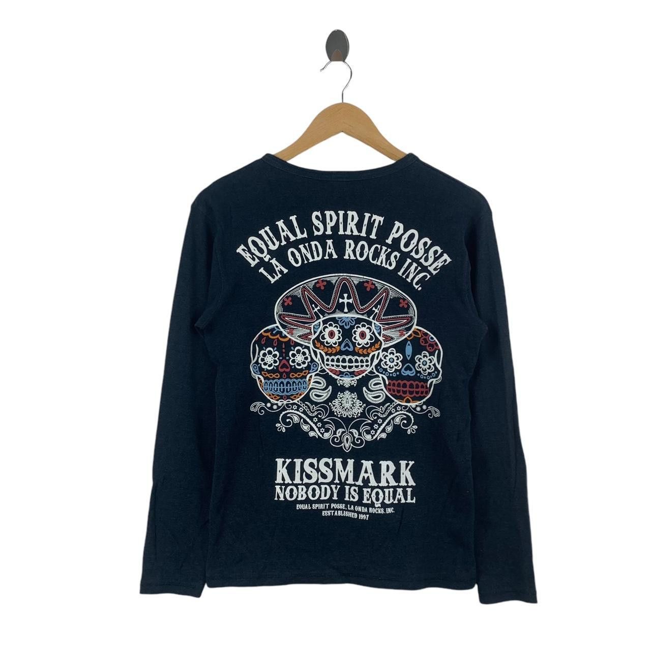 Other KISSMARK JAPAN La Onda Rocks Inc Henley Tee Shirt Top Size M / US 6-8 / IT 42-44 - 1 Thumbnail