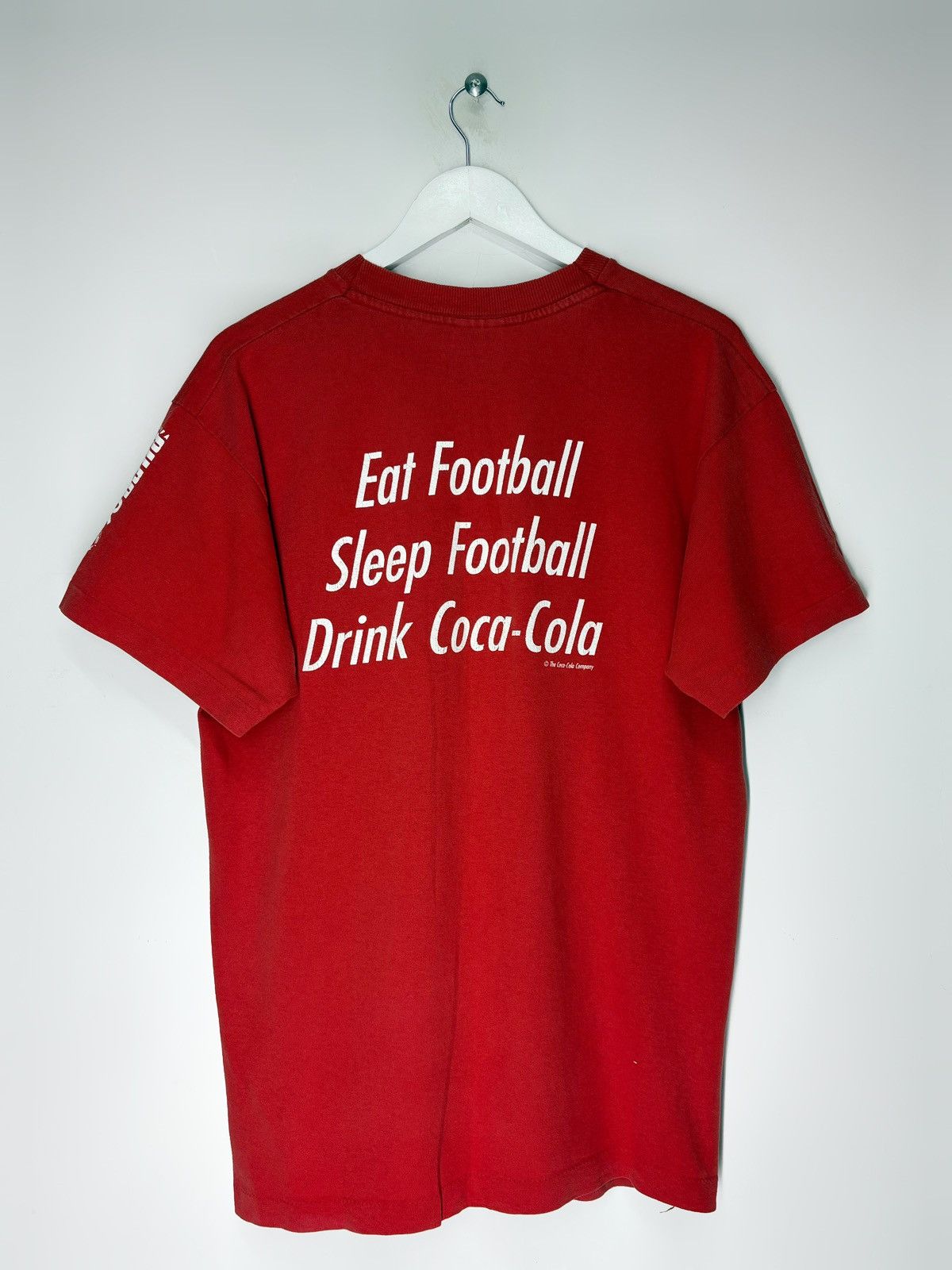 Vintage England Euro UEFA 1996 Coca-cola Vintage Football Soccer Tee Size US L / EU 52-54 / 3 - 2 Thumbnail