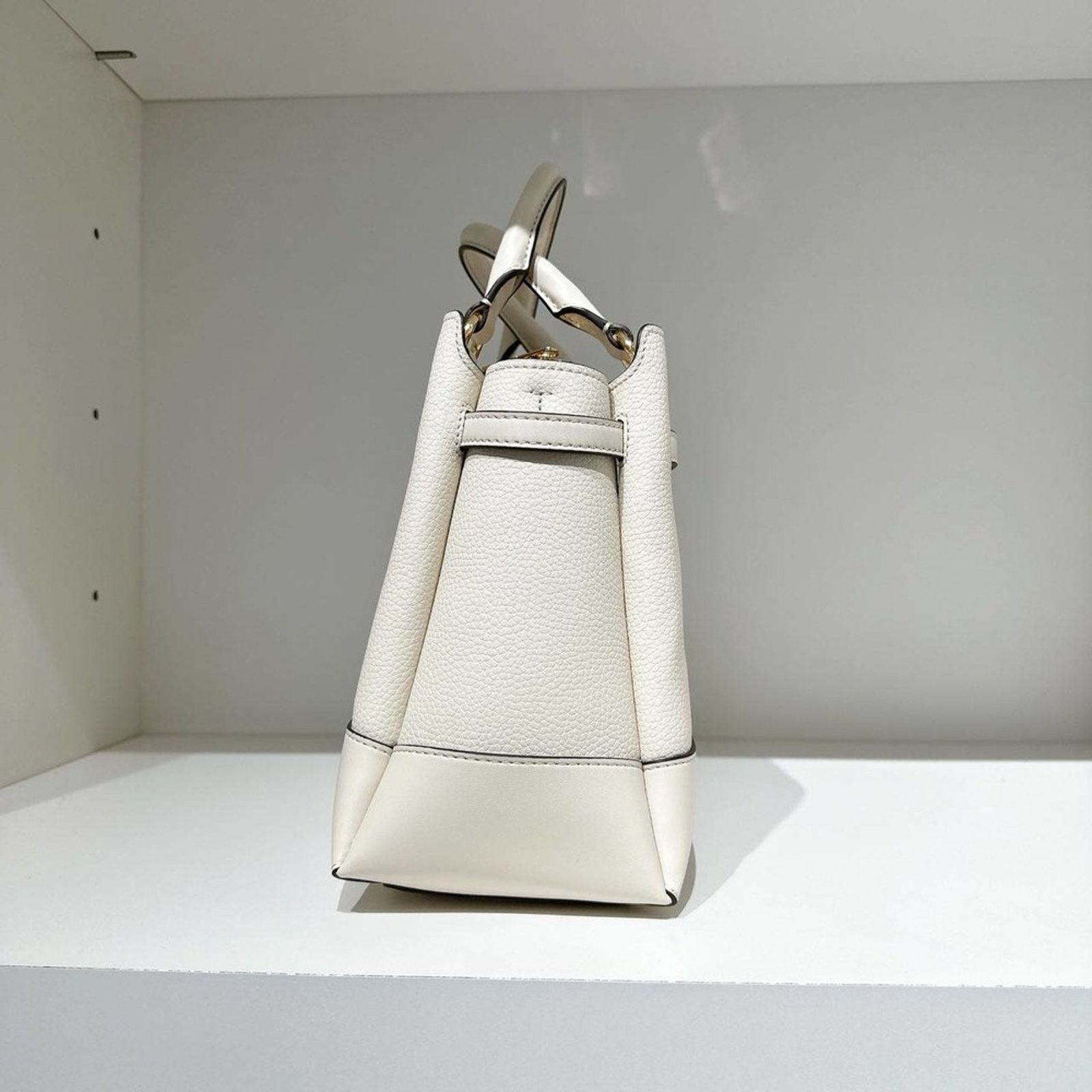 Michael Kors Michael Kors 35S3G6RS3T Reed Large Crossbody IN LT CREAM Size ONE SIZE - 4 Thumbnail