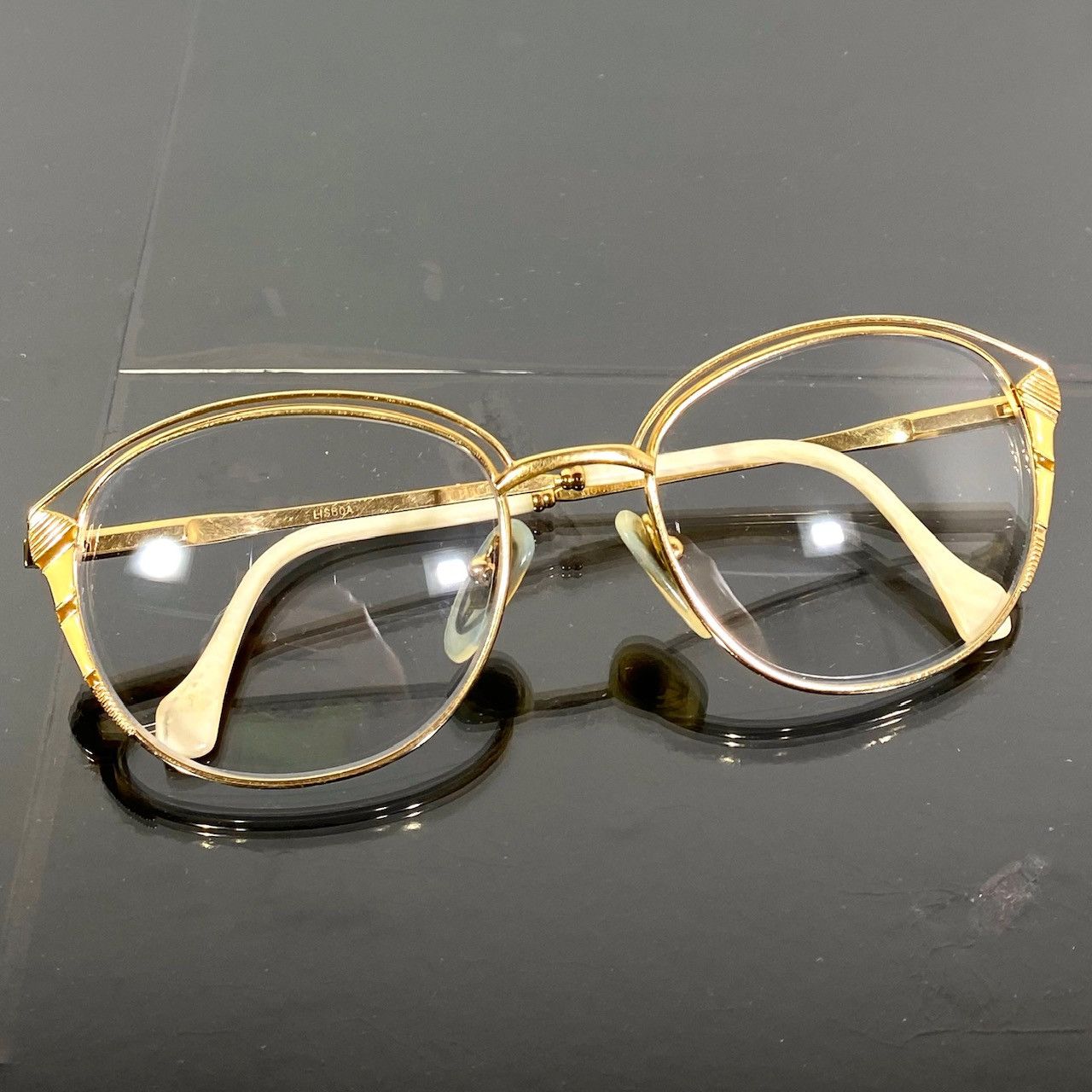Vintage Rare Lunettes Lisboa Doublé Or Vintage Henry Jullien Size ONE SIZE - 4 Thumbnail