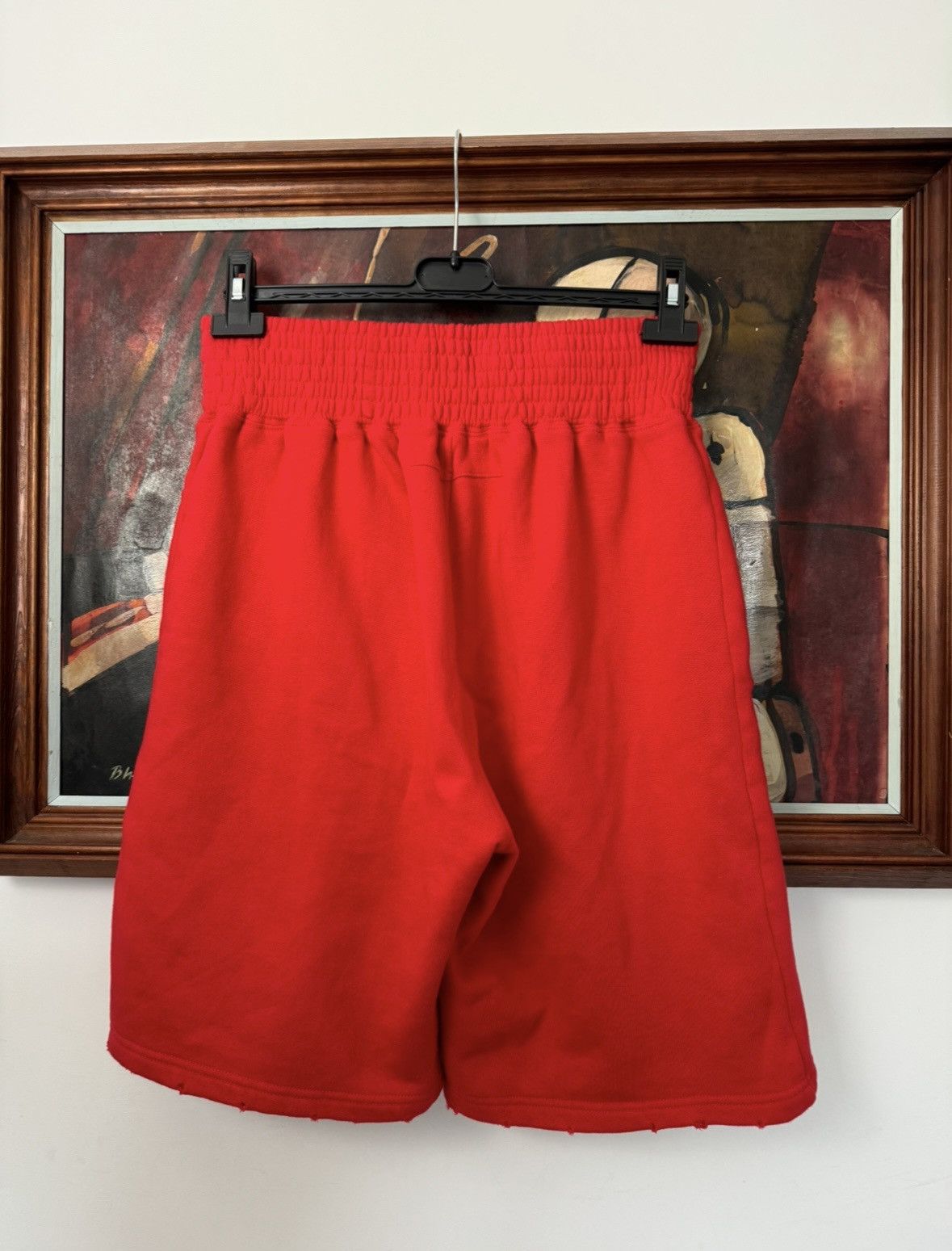 Givenchy Givenchy Distressed Shorts Joggers Big Logo Designer Rare Size US 31 - 3 Thumbnail