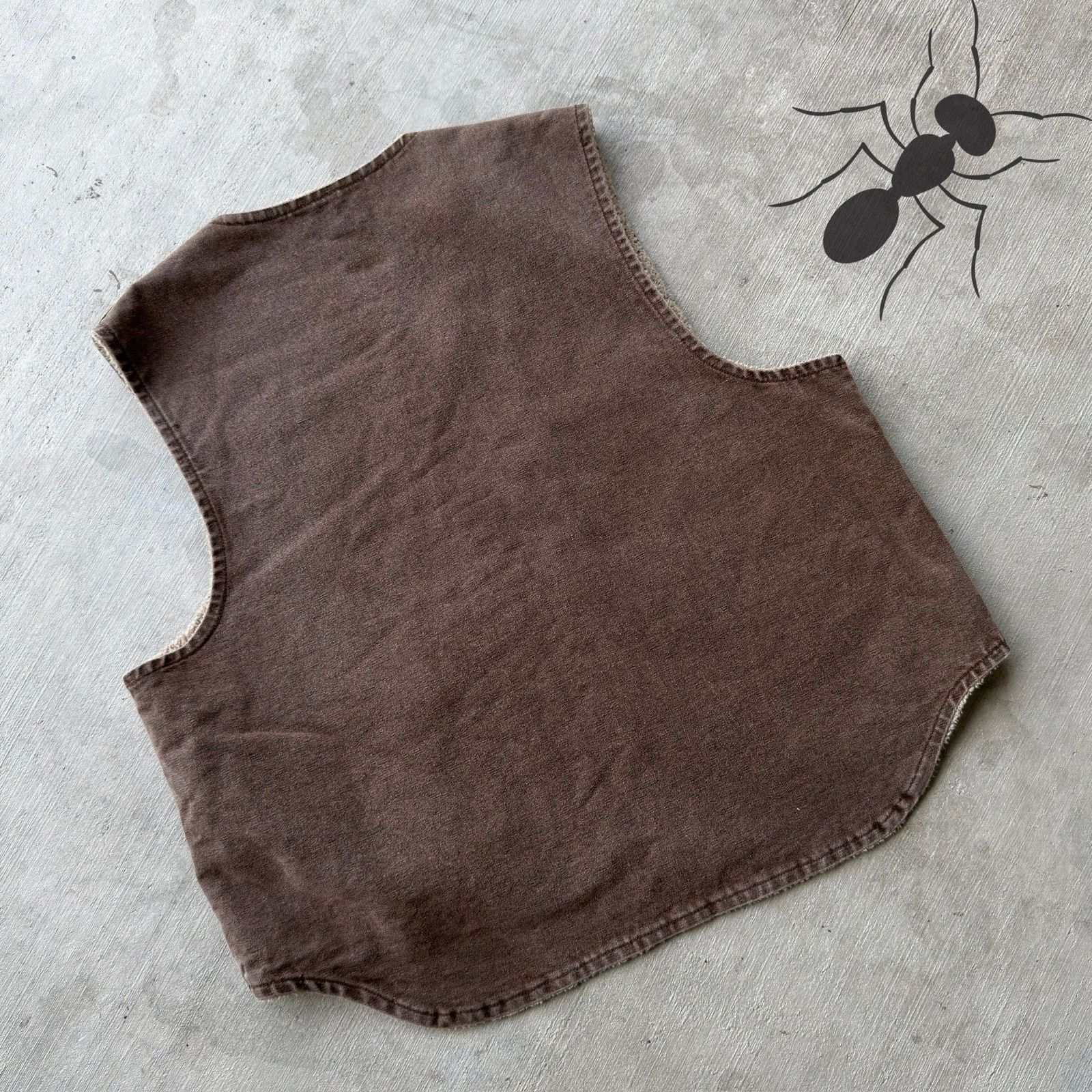 Carhartt × Vintage Carhartt V13 CHT brown faded work wear vest Size US XL / EU 56 / 4 - 4 Thumbnail