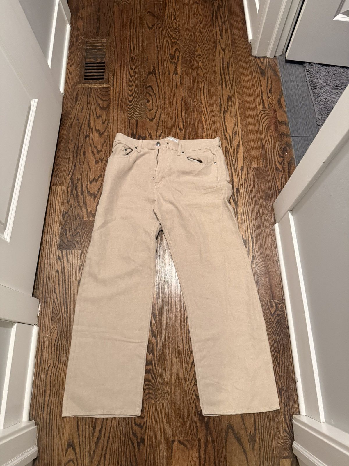 Gap Gap tan linen pants Size 33" Size US 33 - 1 Thumbnail