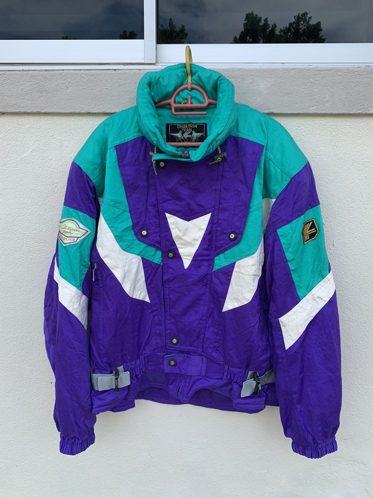 image of Ski x Vintage Fablice Champion Team Multicolour Jacket, Men's (Size Large)