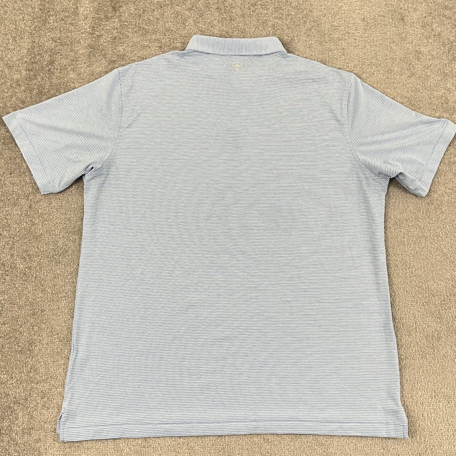 Peter Millar Peter Millar Crown Crafted Polo 2XL Blue Golf Performance Stretch Mens Size US XXL / EU 58 / 5 - 2 Thumbnail