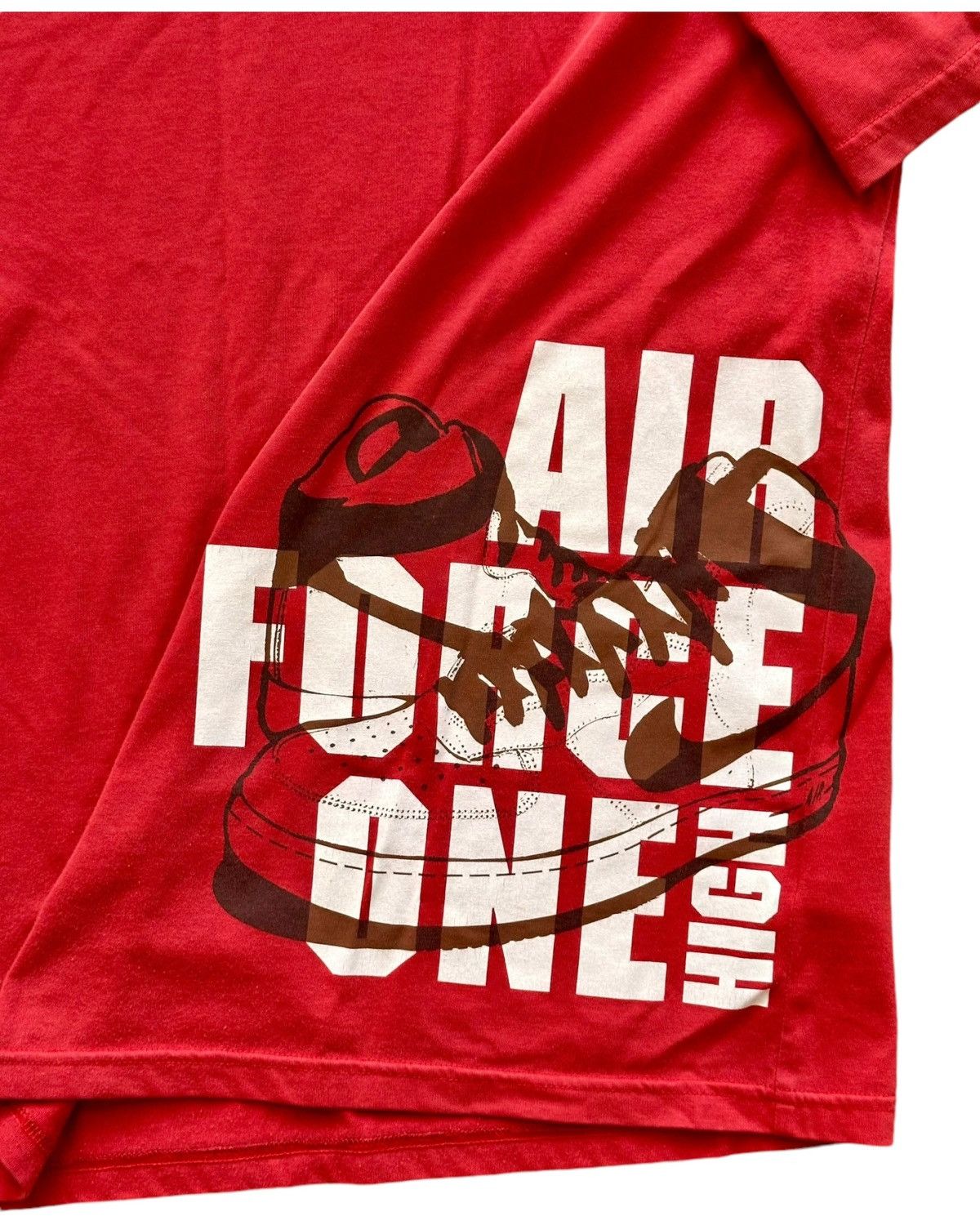Nike × Vintage 2000s Nike Air Force One Tee Size US XL / EU 56 / 4 - 3 Thumbnail