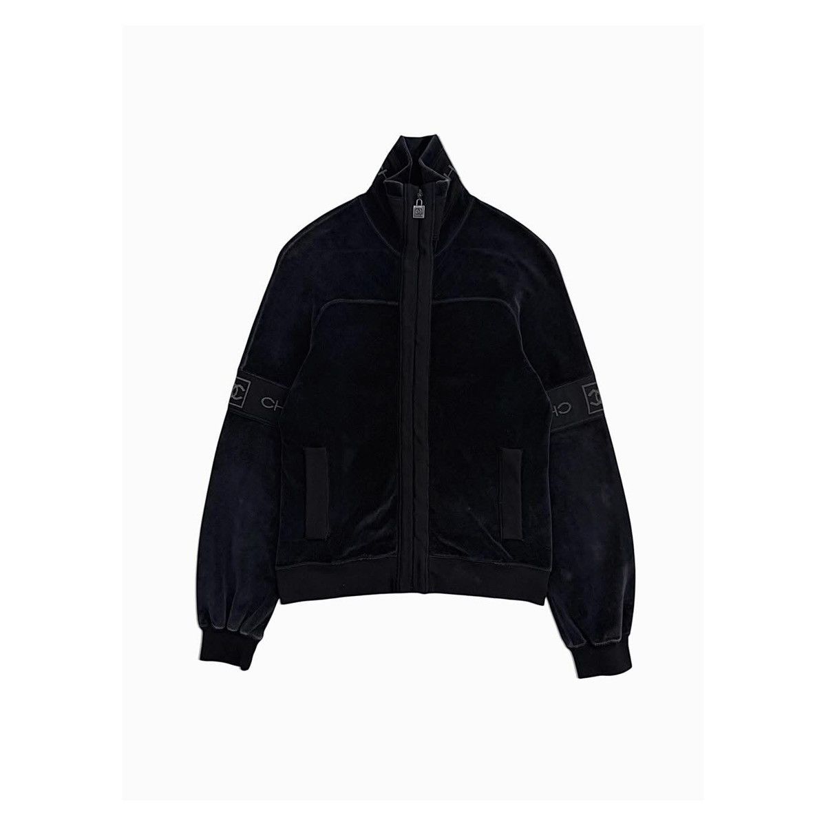 Chanel Chanel CC Logo Velvet Jacket 05A Size XS / US 0-2 / IT 36-38 - 2 Thumbnail