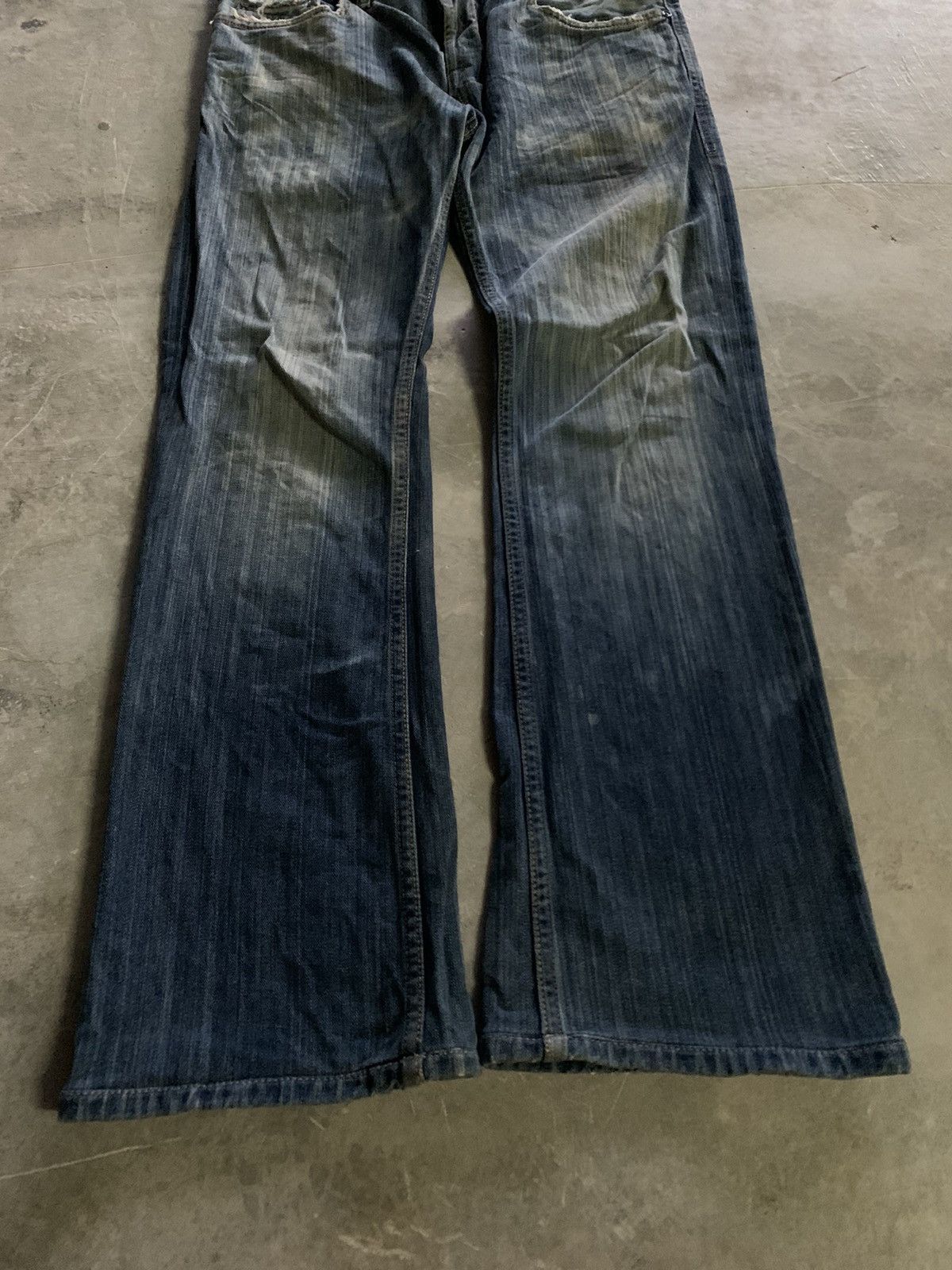 Designer × Diesel vintage diesel flare distressed rusty fade washed Size US 32 / EU 48 - 14 Thumbnail