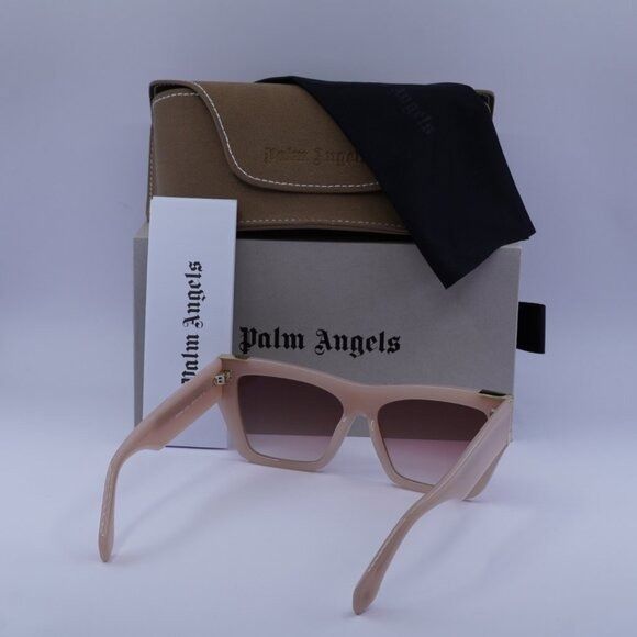 Palm Angels Palm Angels PERI099 HOLLYWOOD 6129 Sunglasses Pink Cat Eye Size ONE SIZE - 11 Thumbnail