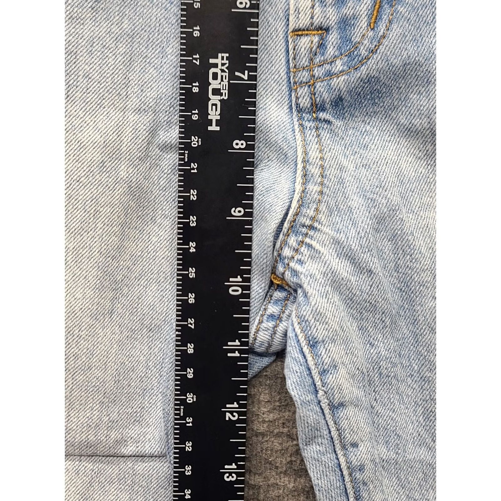 Madewell Madewell Jeans Women’s 24x26 High Rise Distressed Slimming Stretch Denim Blue 5-Pocket City Damaged? (adjusted) Size 42" / US 20 - 7 Thumbnail