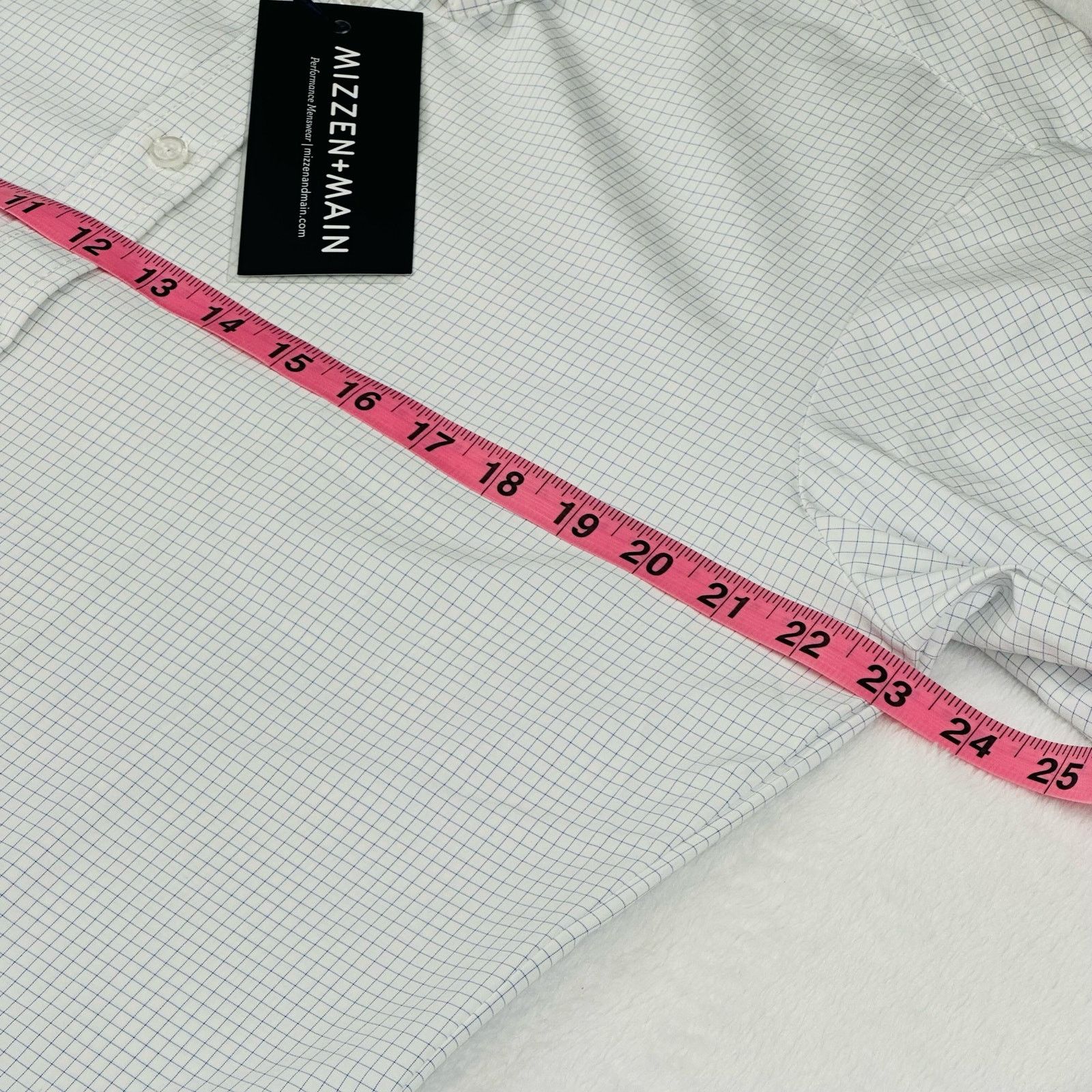 Mizzen+Main Mizzen+Main Men’s Large Leeward White Long Sleeve Shirt Size US L / EU 52-54 / 3 - 10 Thumbnail