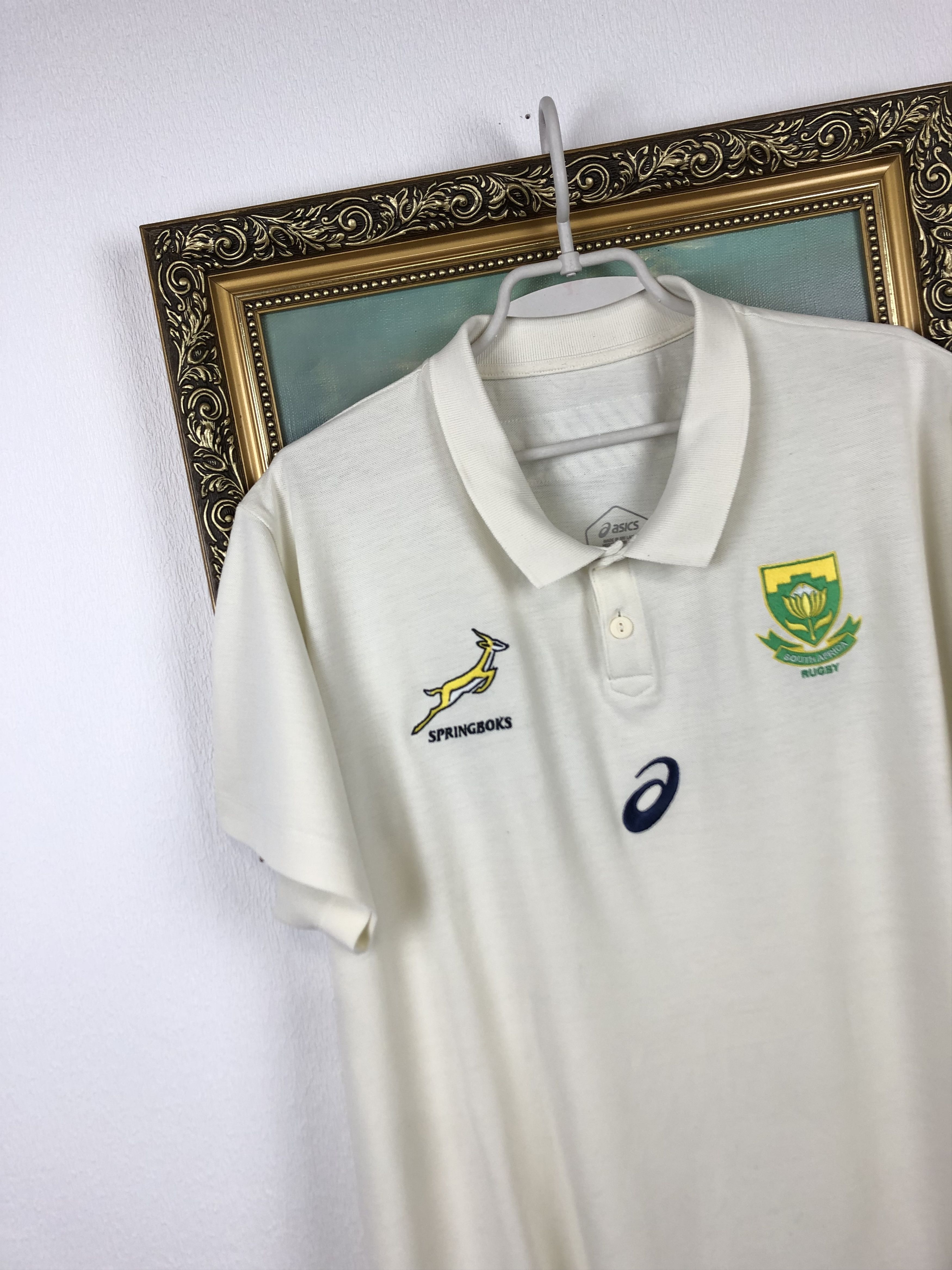 Other South Africa Asics Rugby Shirt Jersey Sport Rare Tee Hype Size US XXL / EU 58 / 5 - 3 Thumbnail