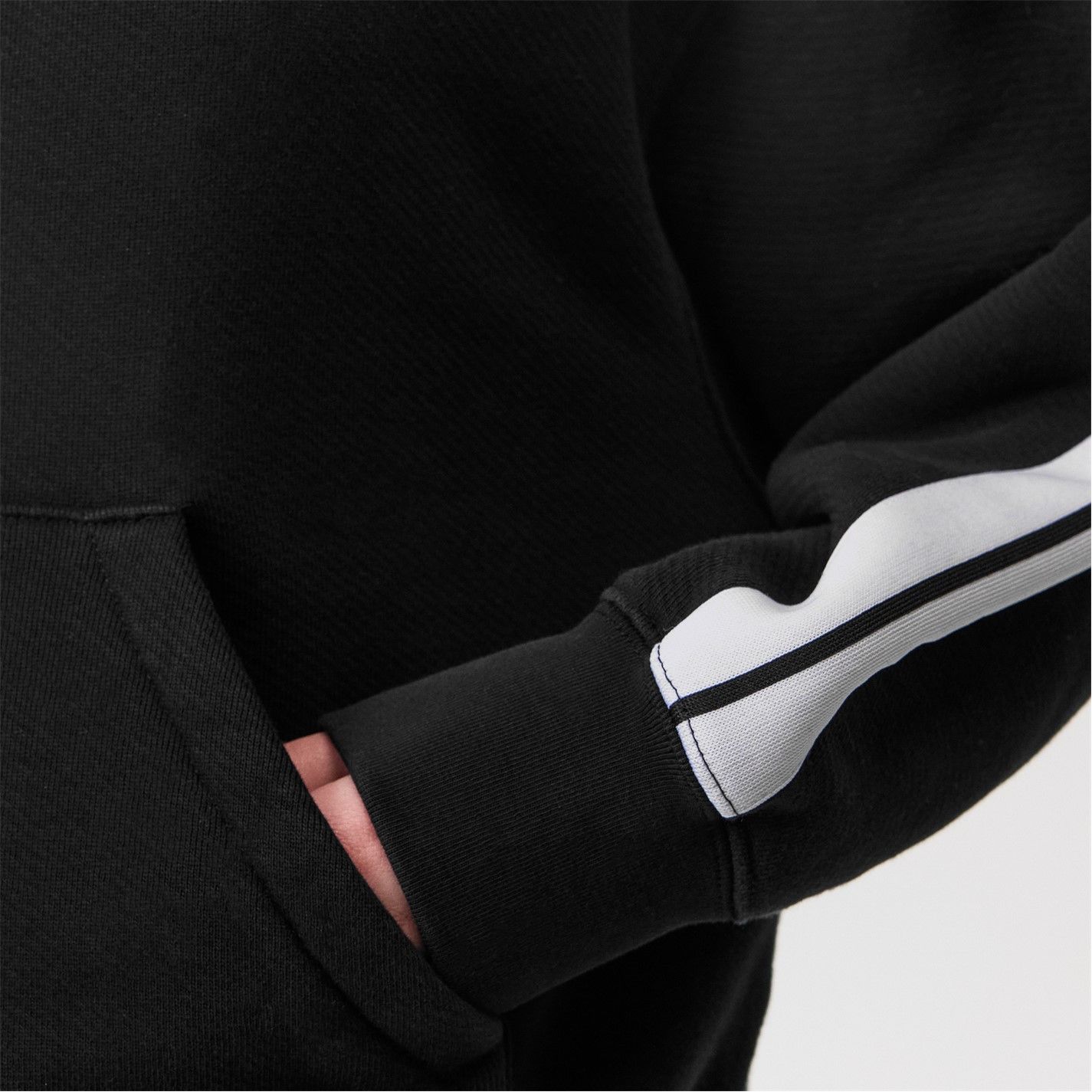 Palm Angels o1g2r1mq0325 Track Hoodie in Black & White Size S / US 4 / IT 40 - 4 Thumbnail