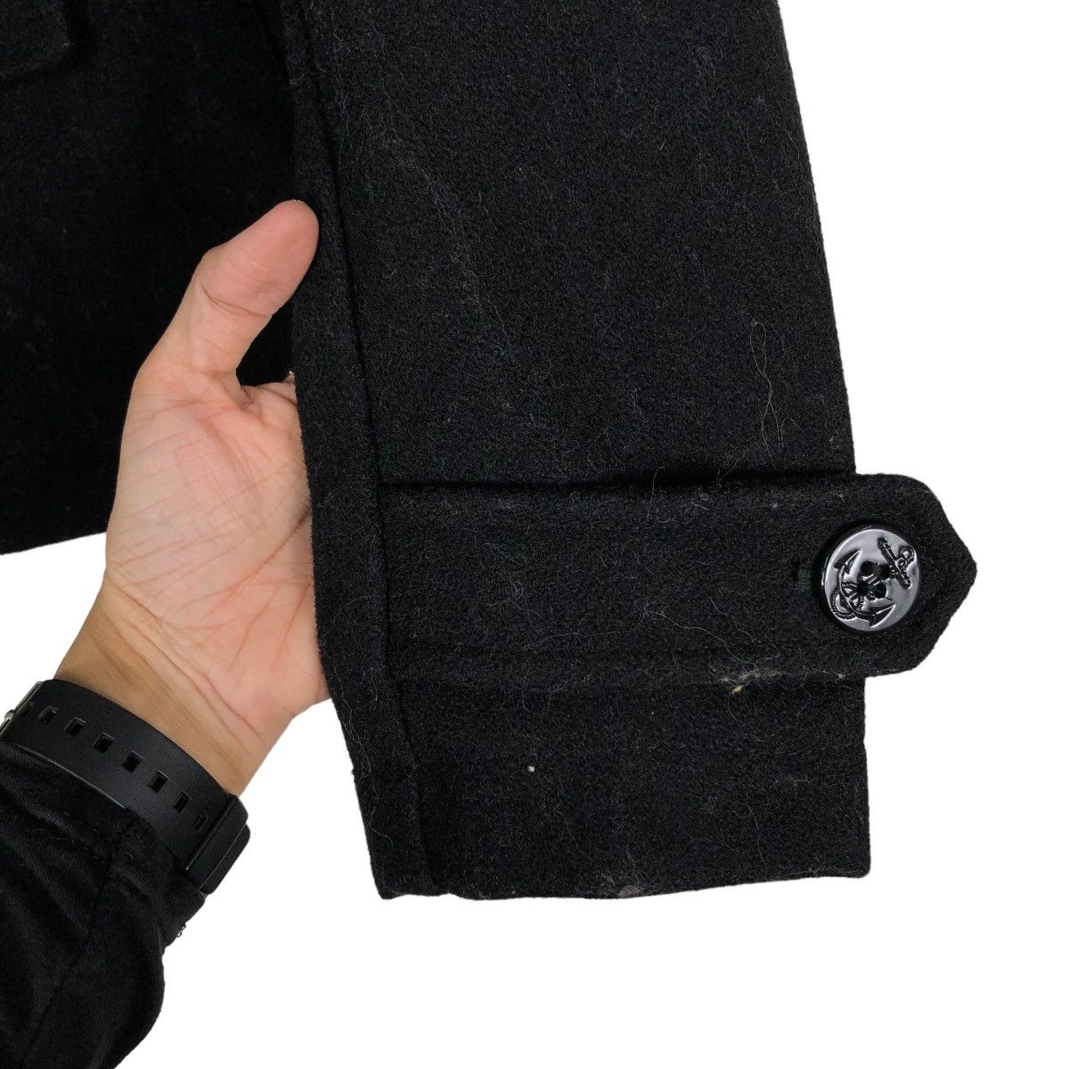 Japanese Brand 🔥Vintage Wool Biker Jacket Asymmetric Zipper CioPanic Japan Size US M / EU 48-50 / 2 - 15 Thumbnail
