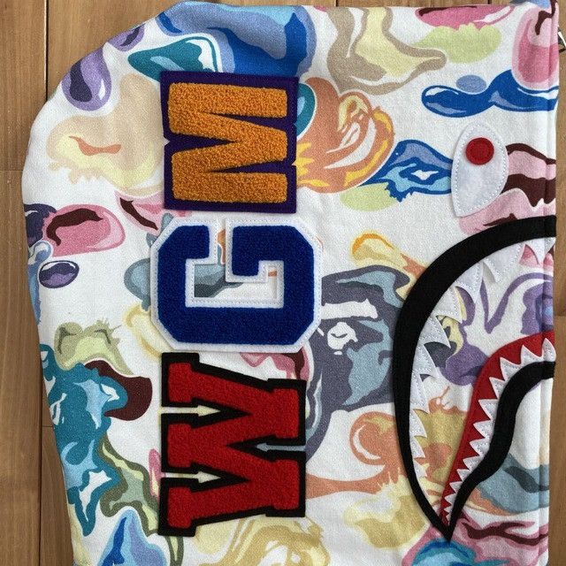 Bape BAPE Multi Art Camo shark full zip hoodie a bathing ape Size US XL / EU 56 / 4 - 5 Thumbnail