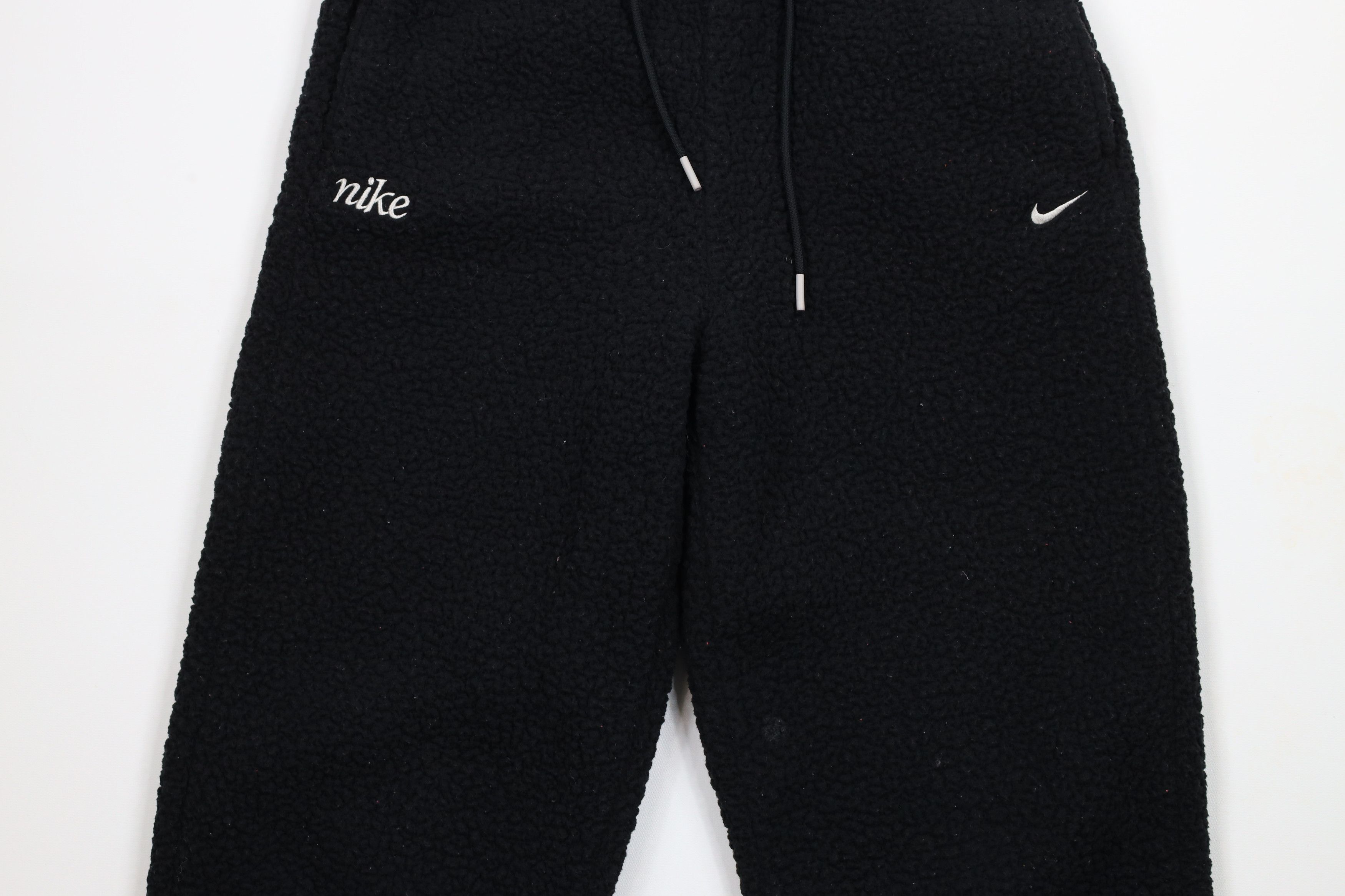 Nike × Vintage Nike Spell Out Script Deep Pile Fleece Cozy Sweatpants Size 26" / US 2 / IT 38 - 3 Thumbnail