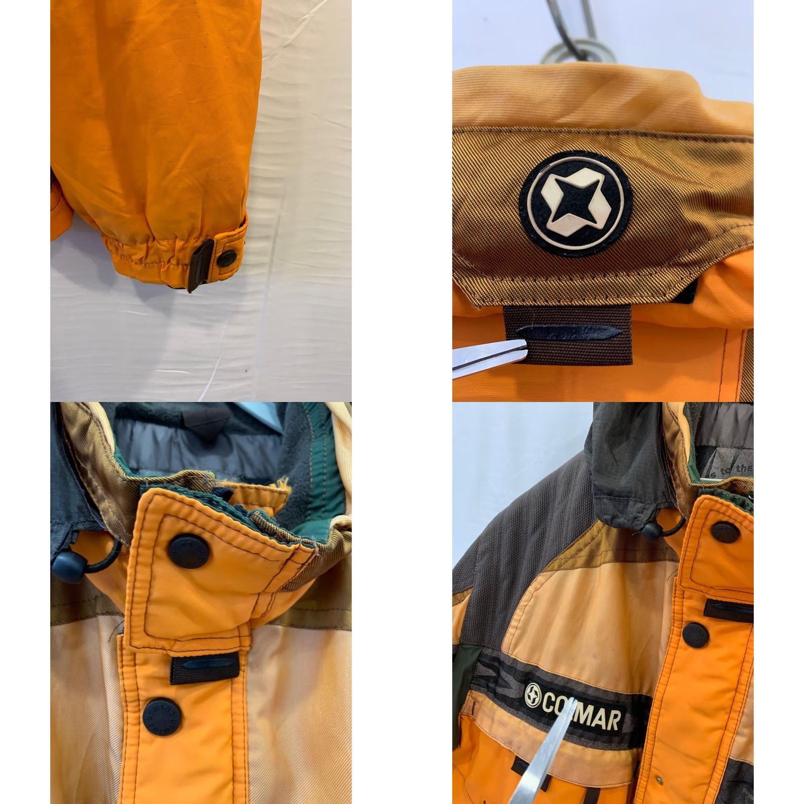 Colmar VINTAGE Colmar Ski Jacket Mens XL Orange Hooded Techwear Winter Coat 54#202 Size US XL / EU 56 / 4 - 10 Thumbnail