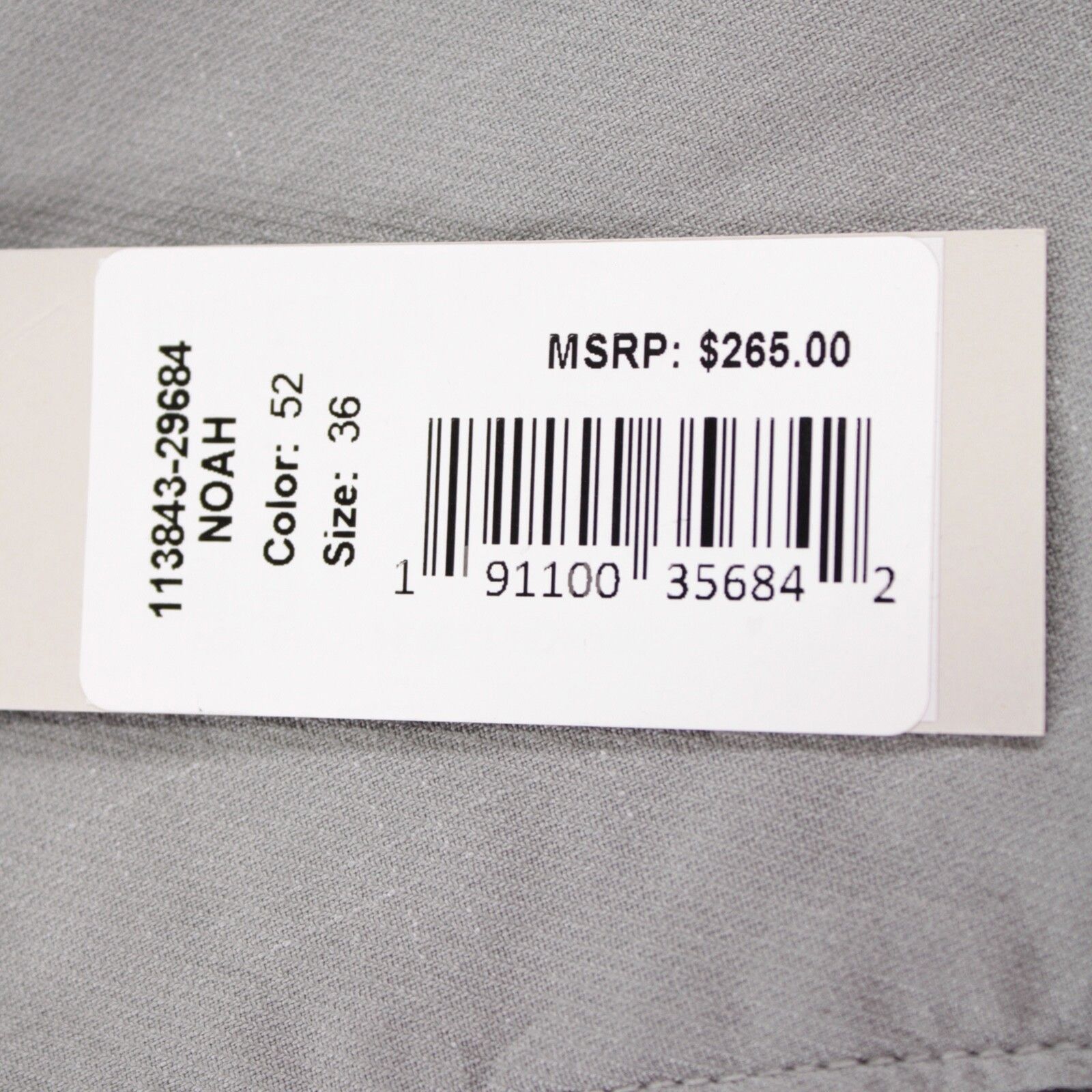 Zanella Zanella New with tags Chino Size 36 US In Gray Size US 36 / EU 52 - 4 Thumbnail