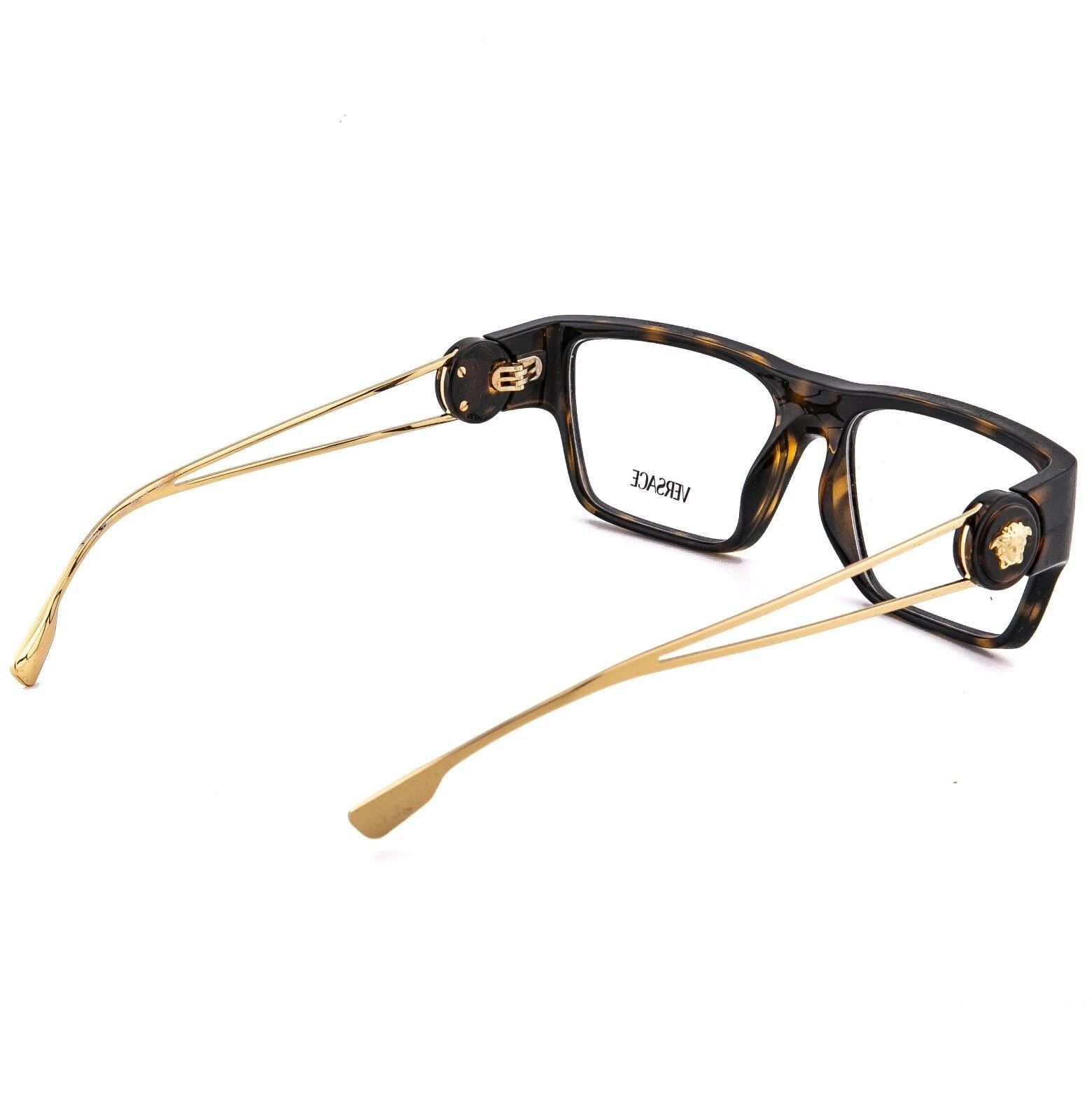 Versace VERSACE VE3359 3359 SAFETY PIN Medusa Brown Gold Optical Size ONE SIZE - 5 Thumbnail