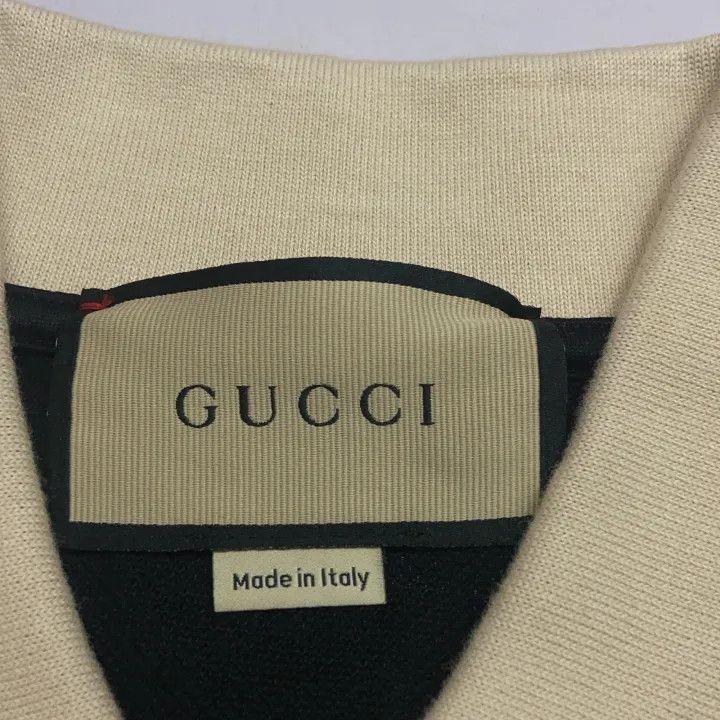 Gucci Gucci Gucci Striped Colorblock Logo Polo Shirt -2506 Size US S / EU 44-46 / 1 - 3 Thumbnail