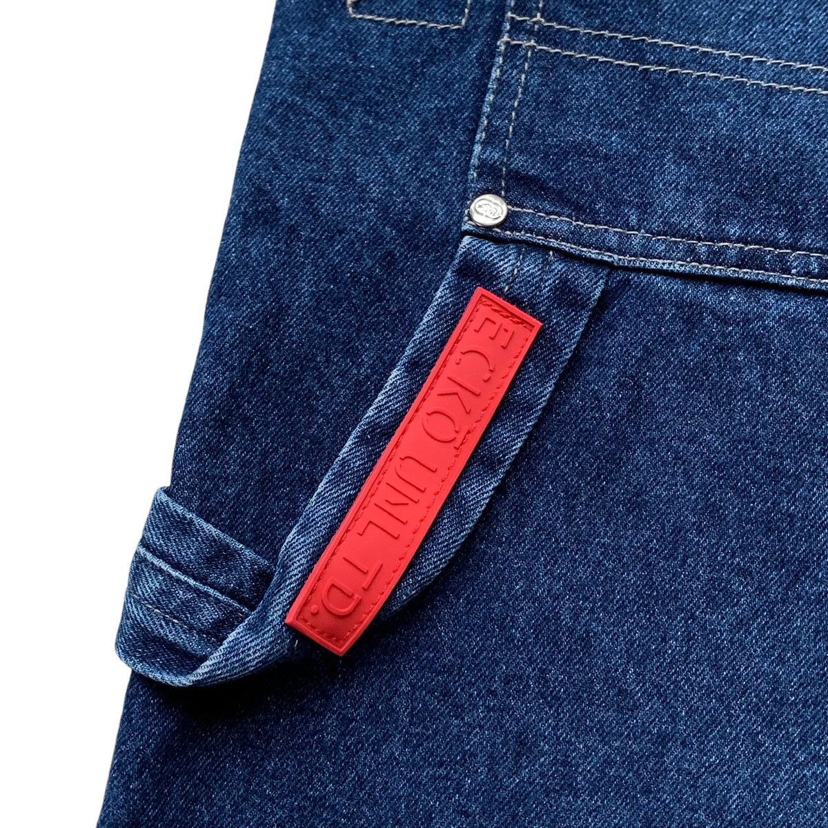 Ecko Unltd. × JNCO × Vintage Rare 1990s Ecko Unltd "Hidden Loot" Baggy Jorts Jeans Size US 36 / EU 52 - 4 Thumbnail