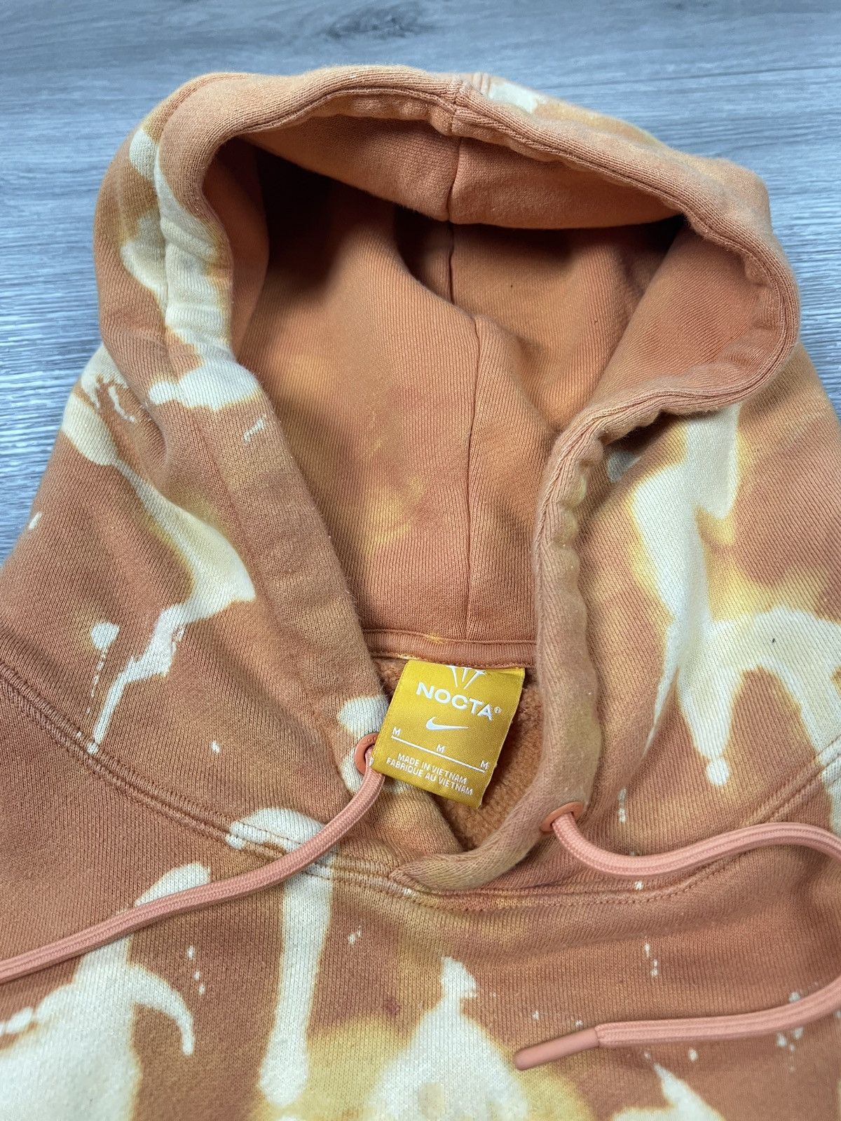 NOCTA × Nike Nike x NOCTA Custom Bleached Tie-Dye Center Swoosh Hoodie Size US M / EU 48-50 / 2 - 8 Thumbnail