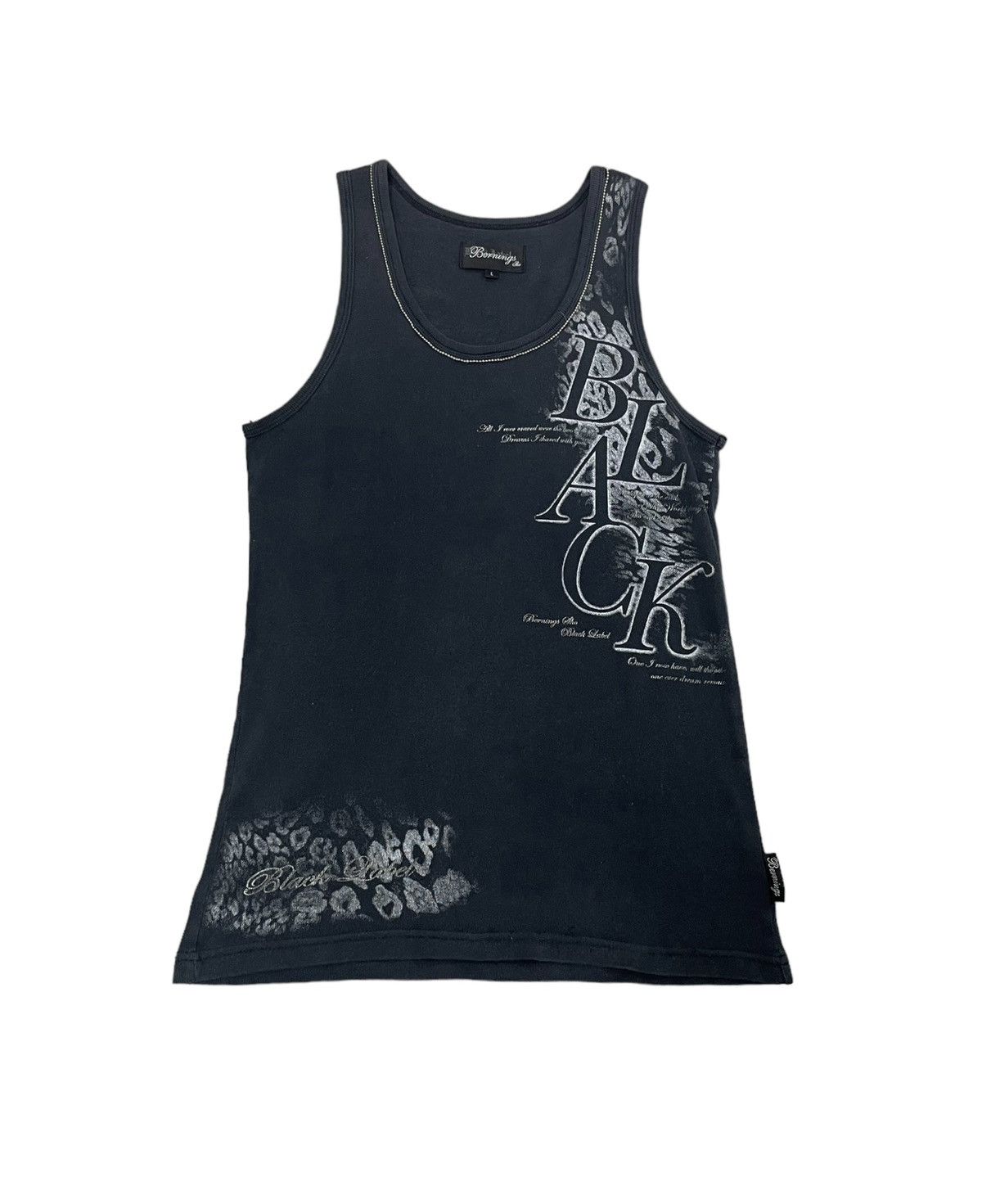 image of If Six Was Nine x Le Grande Bleu L G B Bernings Sho Japan Tank Top Faded Navy, Men's (Size XS)