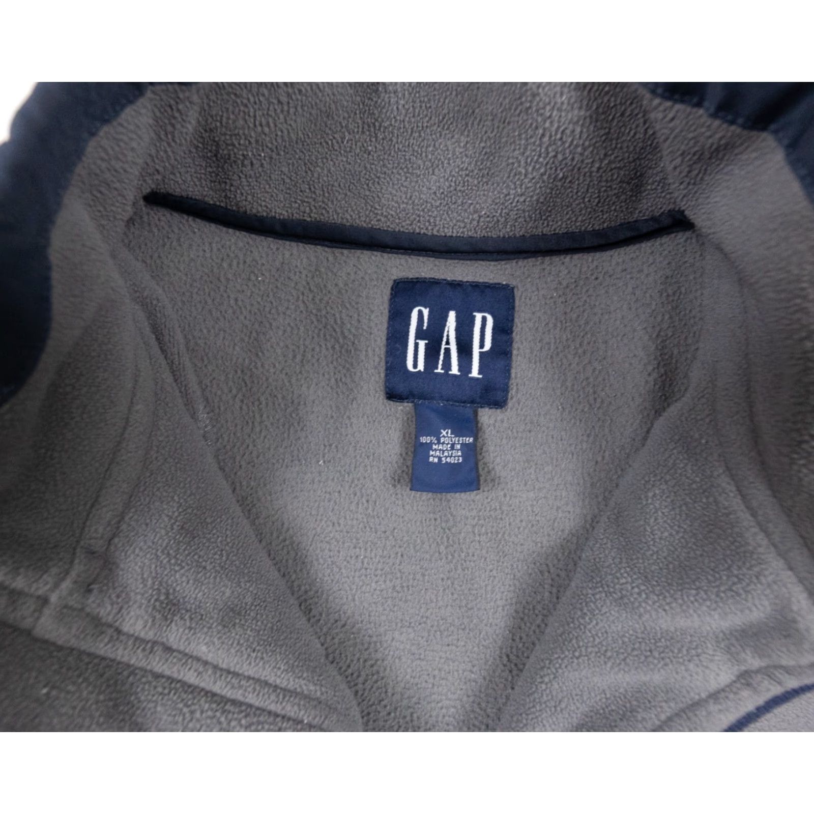 Gap Gap Jacket Men's XL Gray Fleece Full Zip Long Sleeve Outdoors Adult Casual Size US XL / EU 56 / 4 - 4 Thumbnail