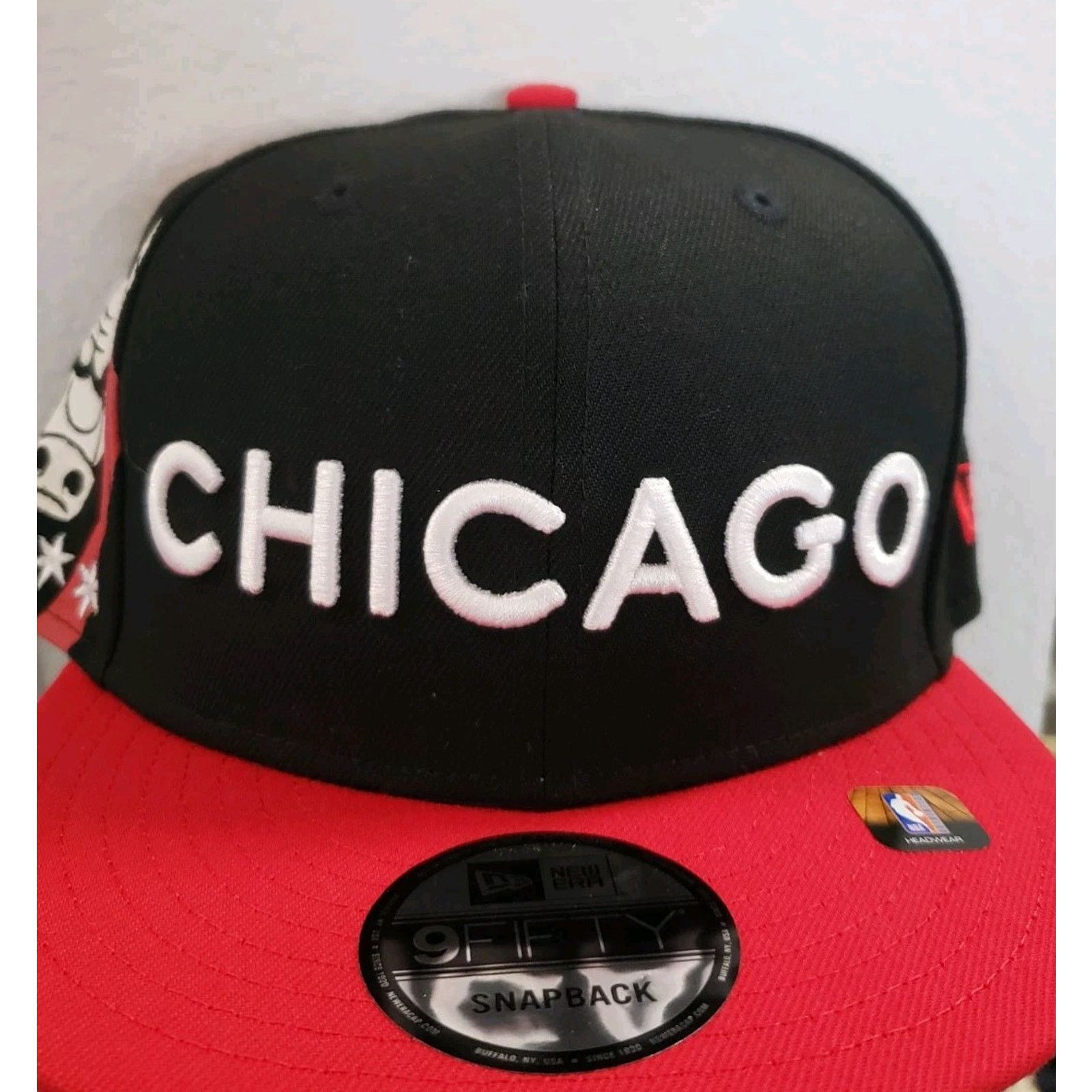 New Era Chicago Bulls Hat City Edition Snapback 950 Black New Era Size ONE SIZE - 1 Thumbnail