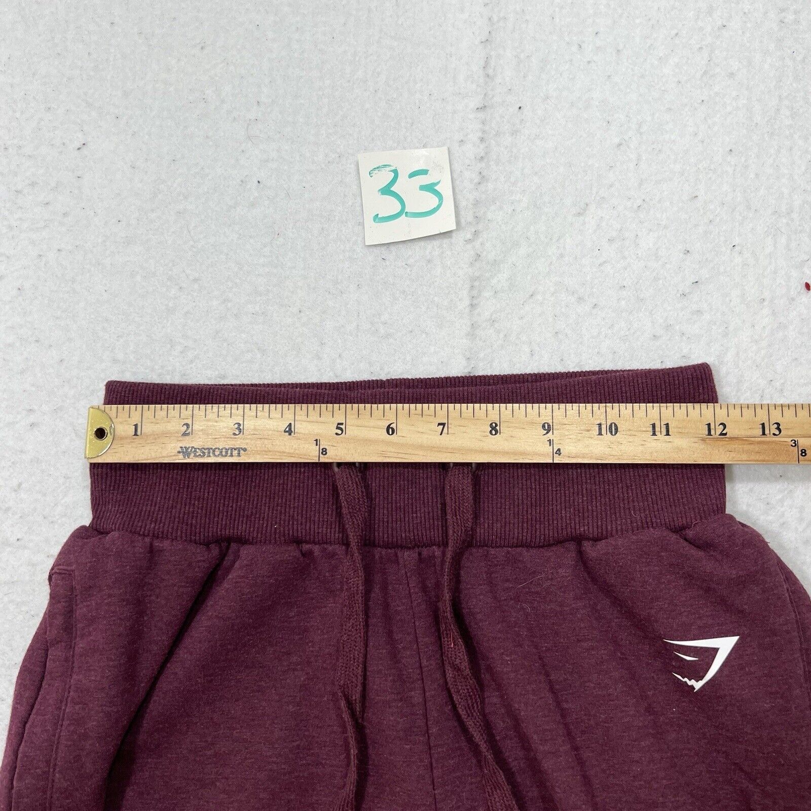 Gymshark GymShark Purple Ankle Wrap Drawstring Cropped Sweatpants Size 28" / US 6 / IT 42 - 8 Thumbnail